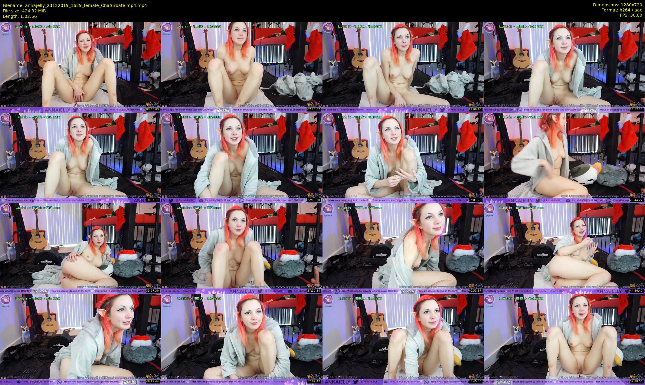 annajelly — 63 minute Chaturbate couple cam show recording, 720p, Dec 23, 2019