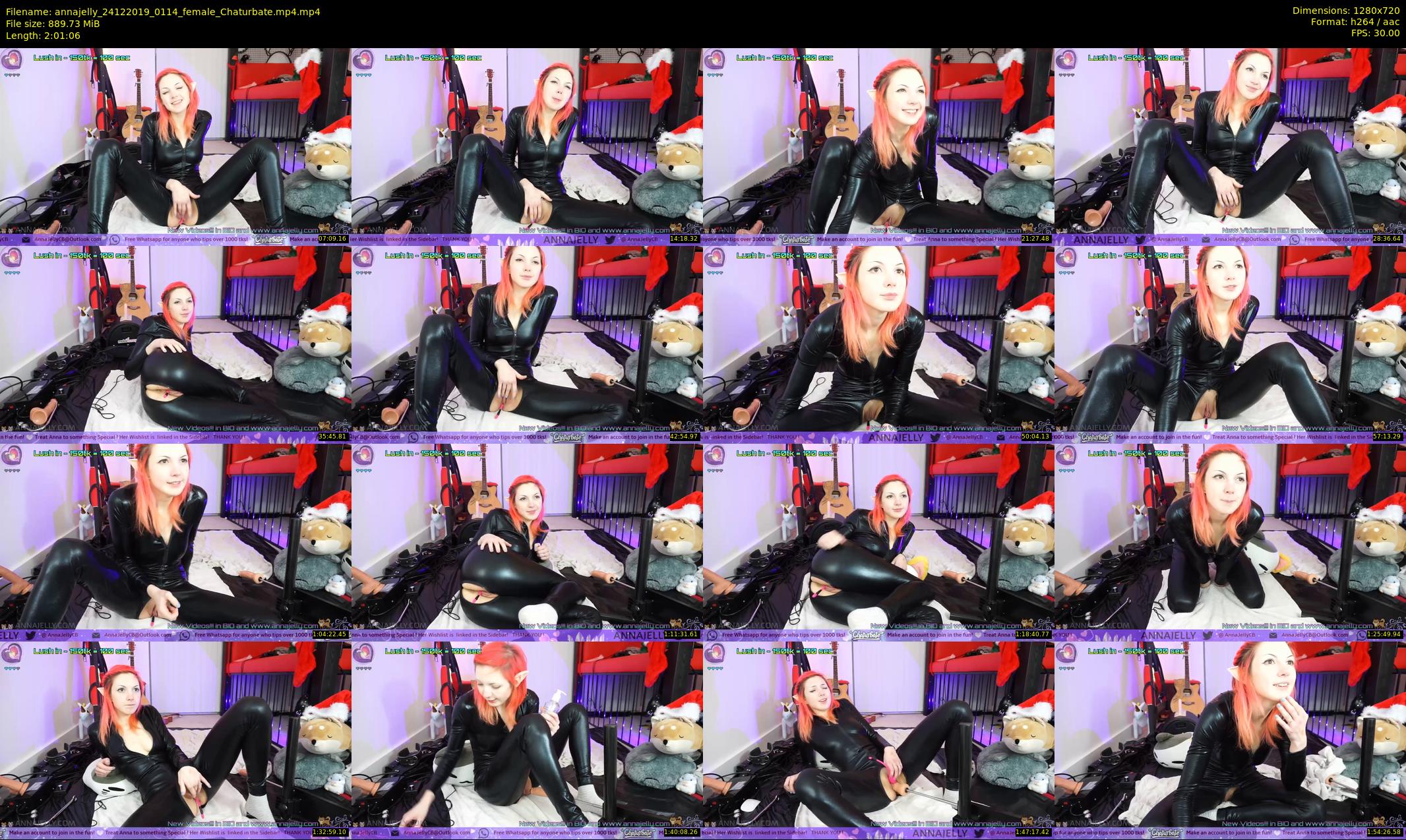 annajelly — 122 minute Chaturbate couple cam show recording, 720p, Dec 24, 2019