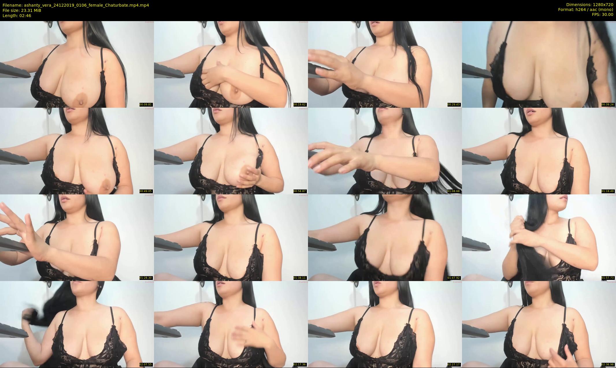 ashanty_vera — 3 minute Chaturbate couple cam show recording, 720p, Dec 24, 2019