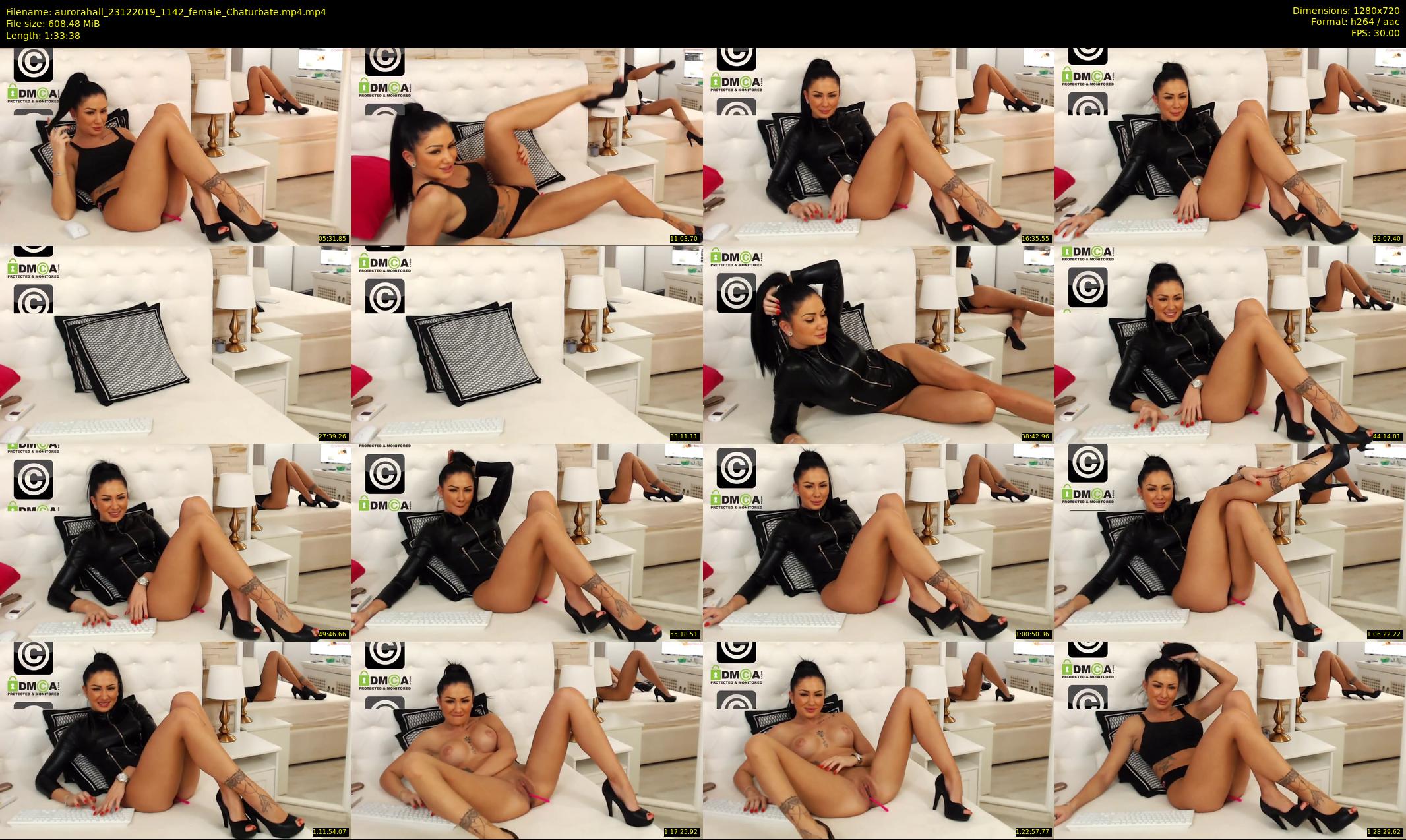 aurorahall — 94 minute Chaturbate female cam show recording, 720p, Dec 23, 2019