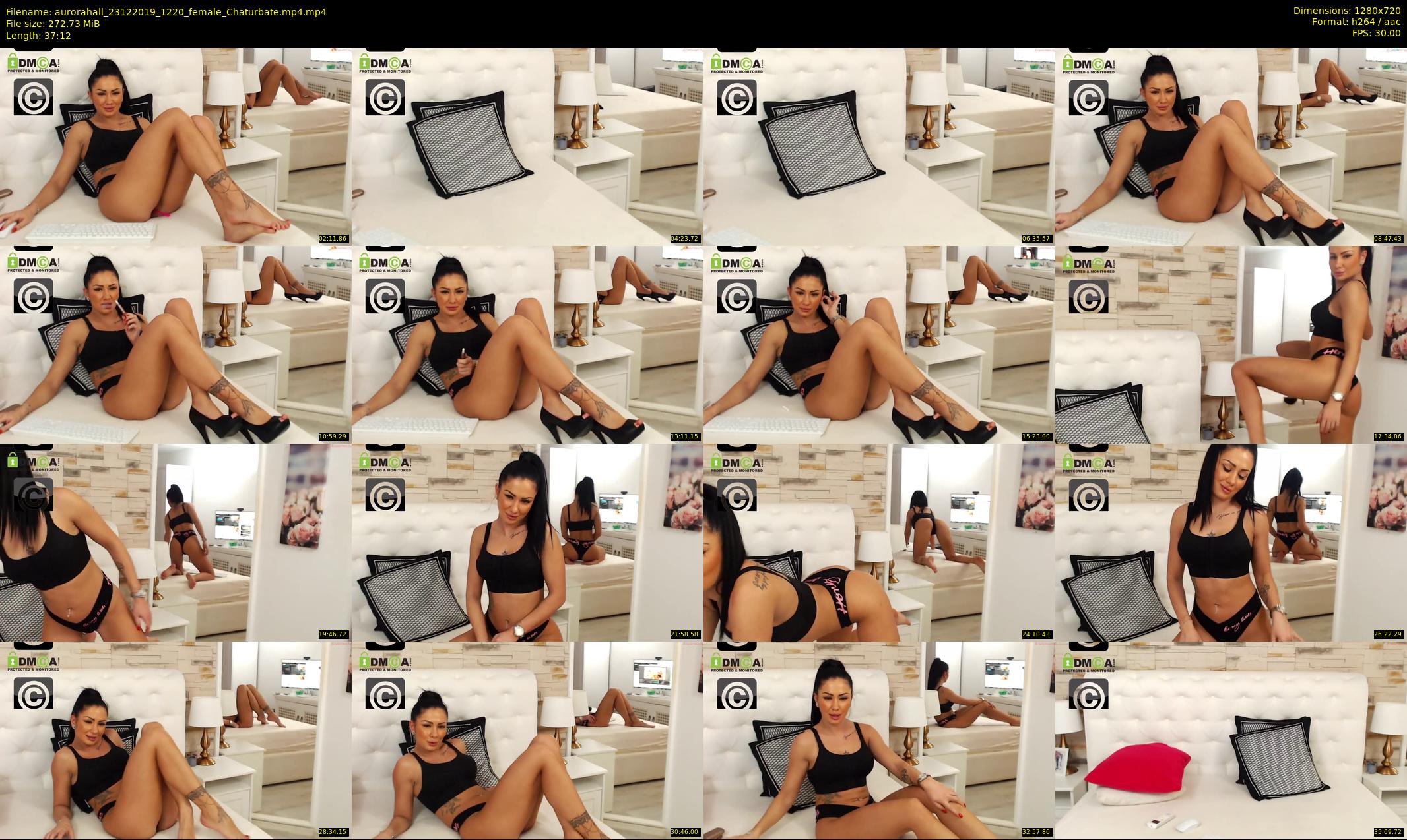 aurorahall — 38 minute Chaturbate female cam show recording, 720p, Dec 23, 2019