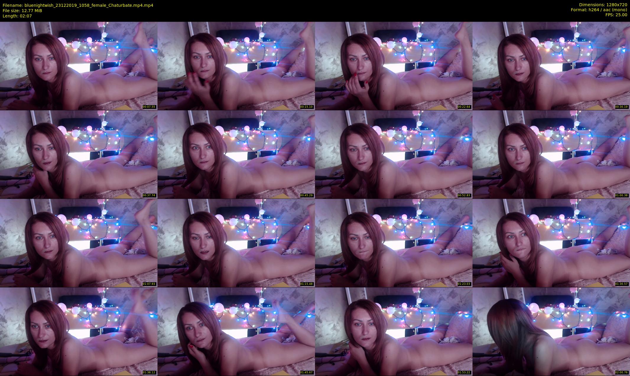 bluenightwish — 3 minute Chaturbate female cam show recording, 720p, Dec 23, 2019