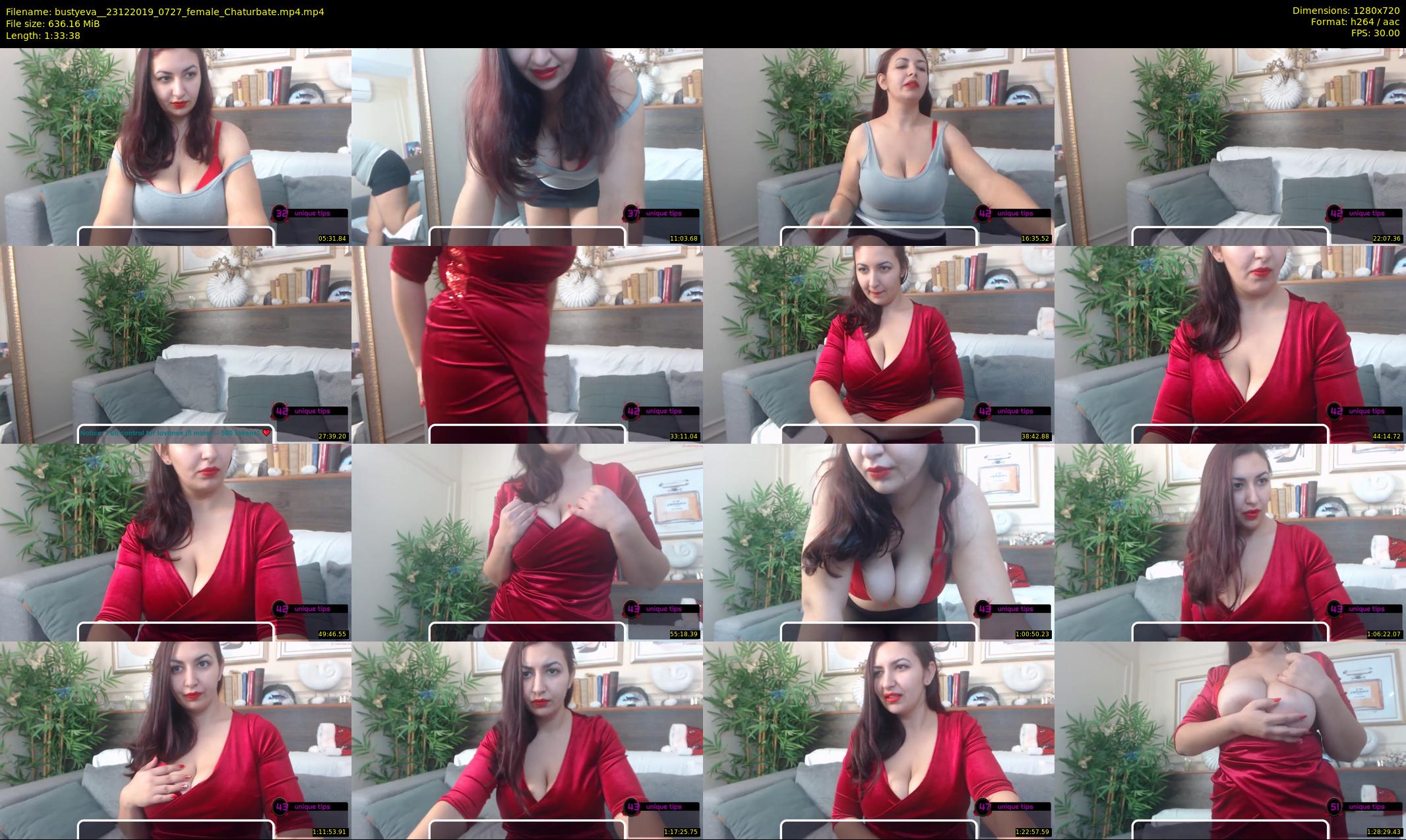 bustyeva_ — 94 minute Chaturbate female cam show recording, 720p, Dec 23, 2019