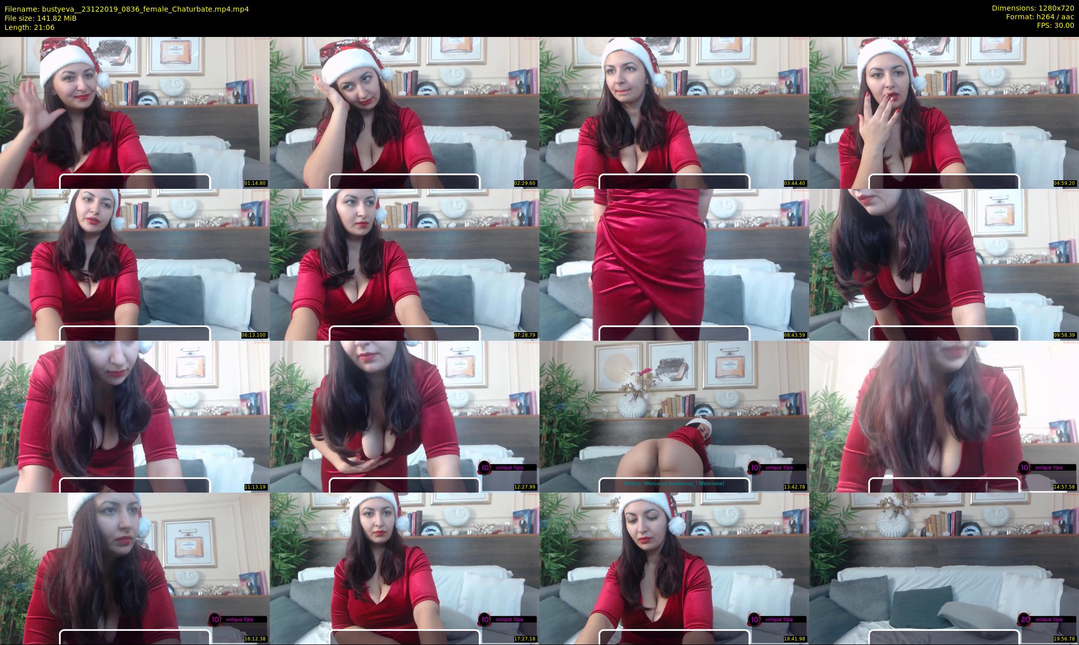 bustyeva_ — 22 minute Chaturbate female cam show recording, 720p, Dec 23, 2019