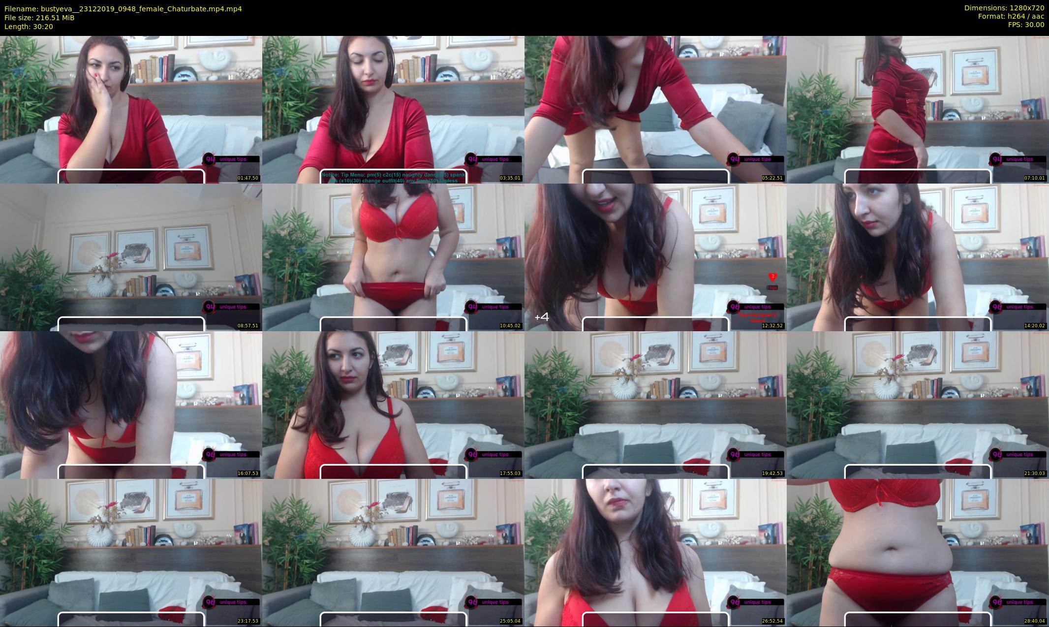 bustyeva_ — 31 minute Chaturbate female cam show recording, 720p, Dec 23, 2019