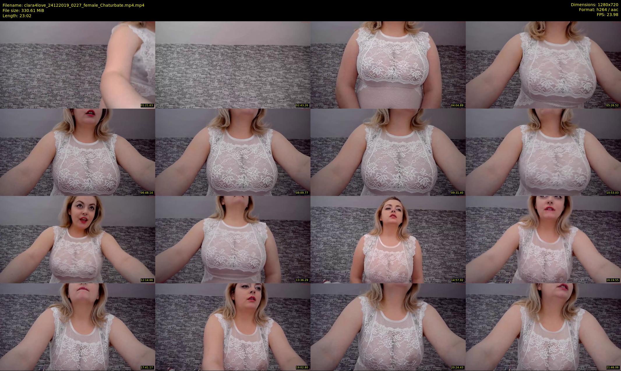 clara4love — 24 minute Chaturbate female cam show recording, 720p, Dec 24, 2019