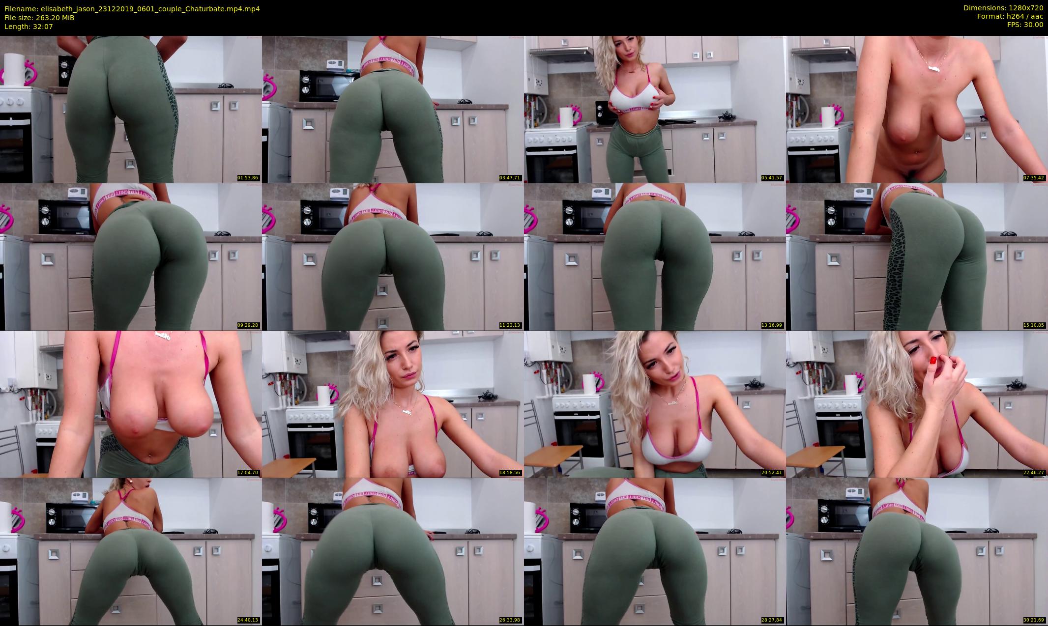 elisabeth_jason — 33 minute Chaturbate couple cam show recording, 720p, Dec 23, 2019