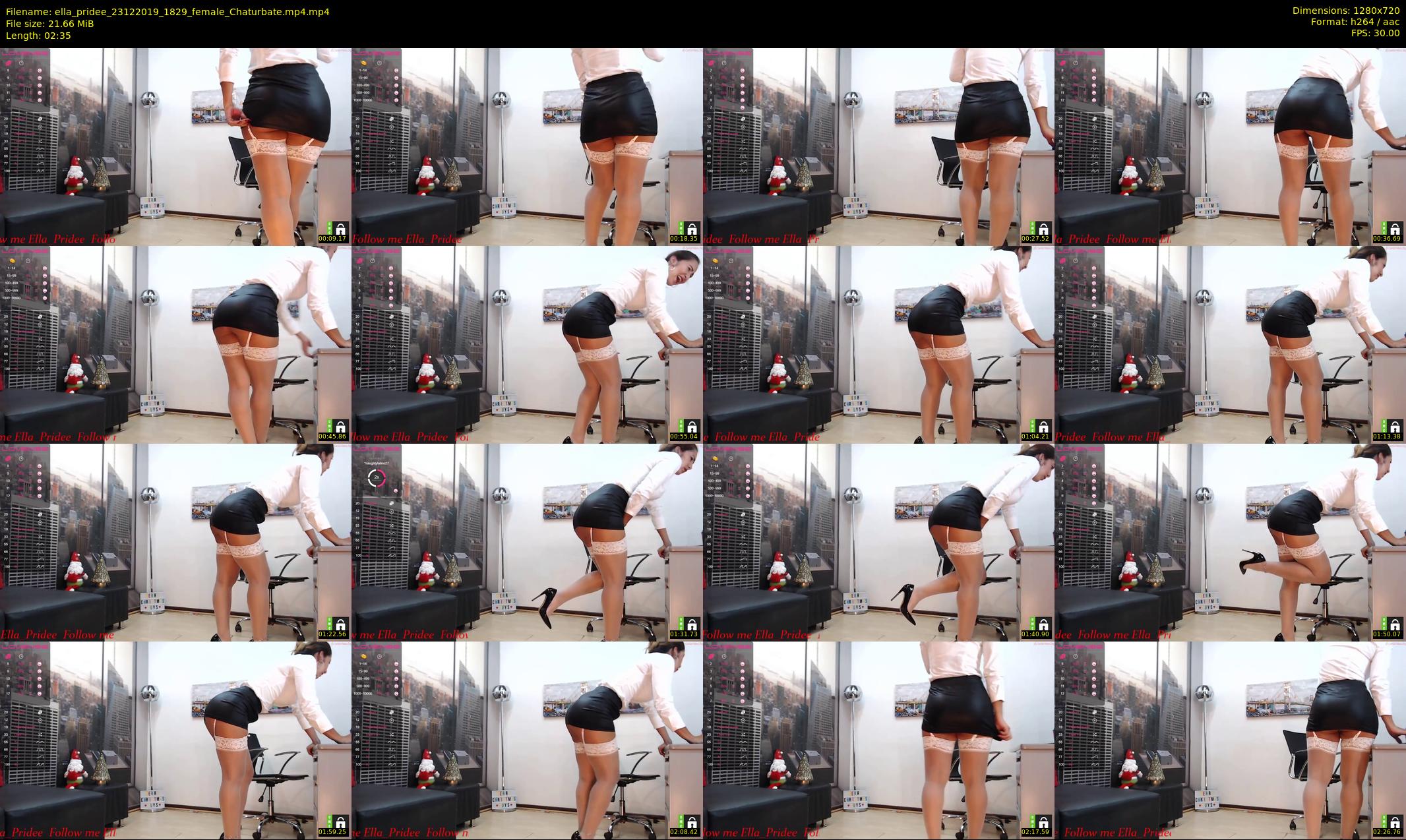 ella_pridee — 3 minute Chaturbate female cam show recording, 720p, Dec 23, 2019