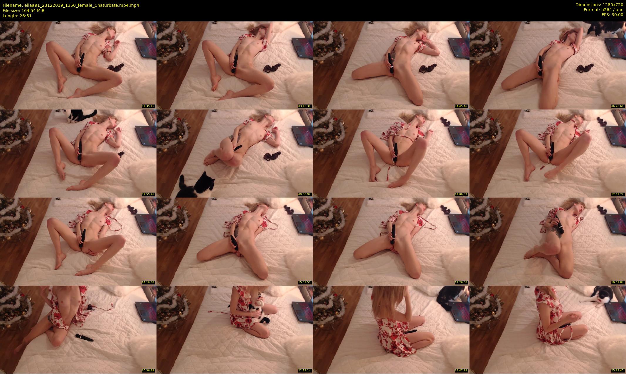 ellaa91 — 27 minute Chaturbate female cam show recording, 720p, Dec 23, 2019