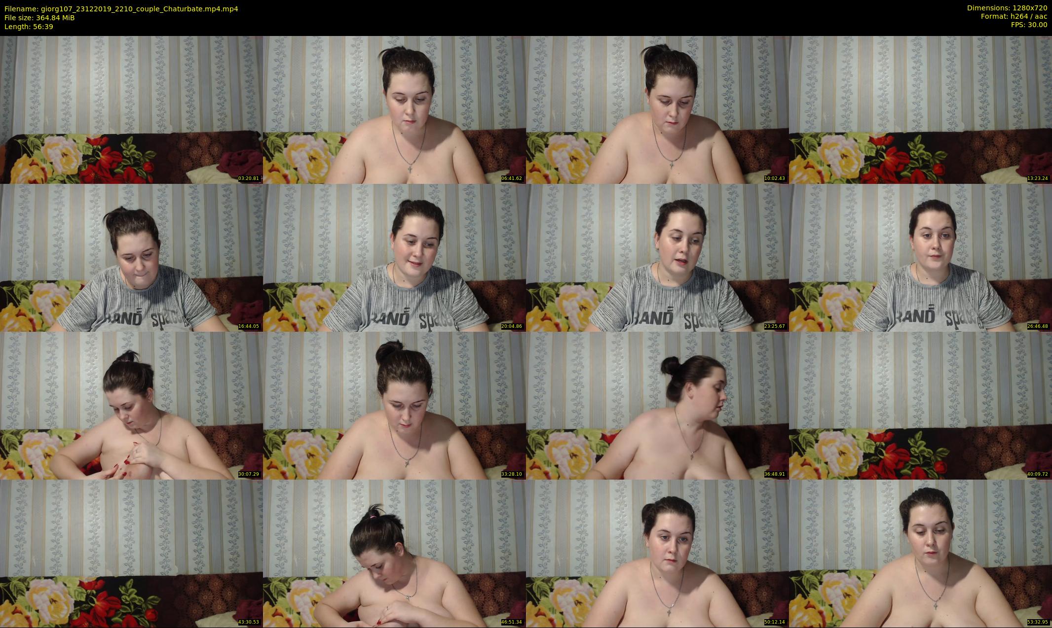 giorg107 — 57 minute Chaturbate couple cam show recording, 720p, Dec 23, 2019