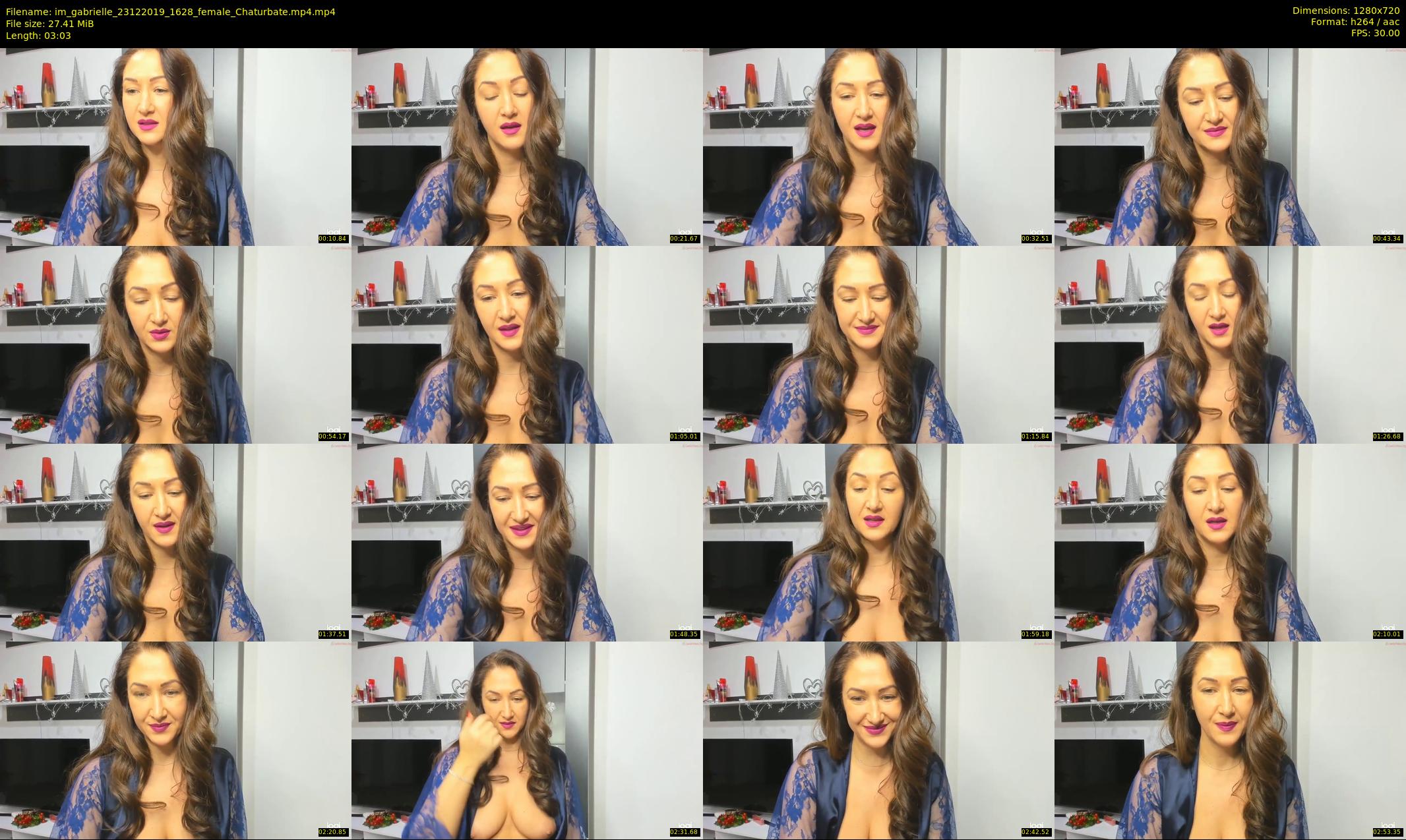 im_gabrielle — 4 minute Chaturbate female cam show recording, 720p, Dec 23, 2019