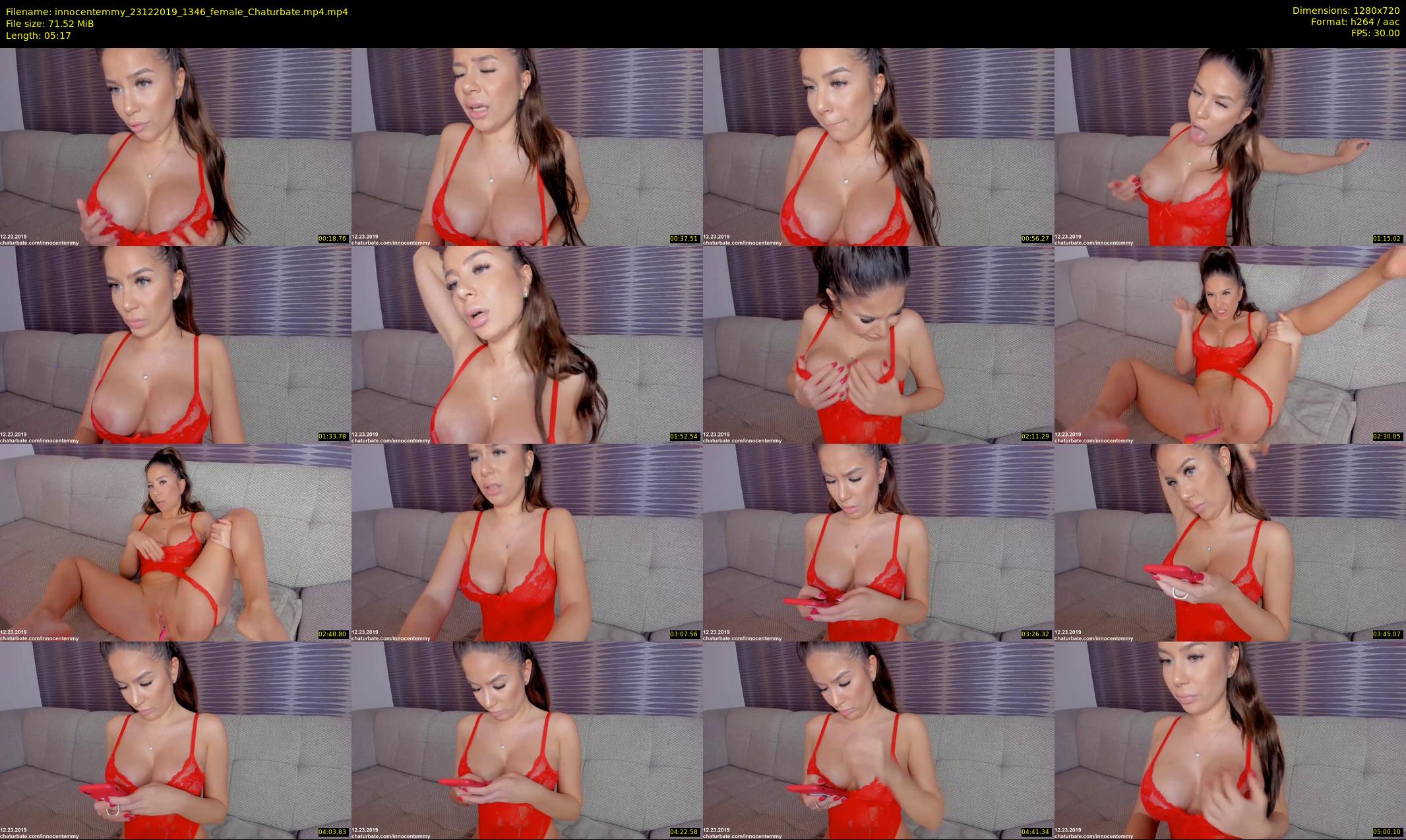 innocentemmy — 6 minute Chaturbate female cam show recording, 720p, Dec 23, 2019