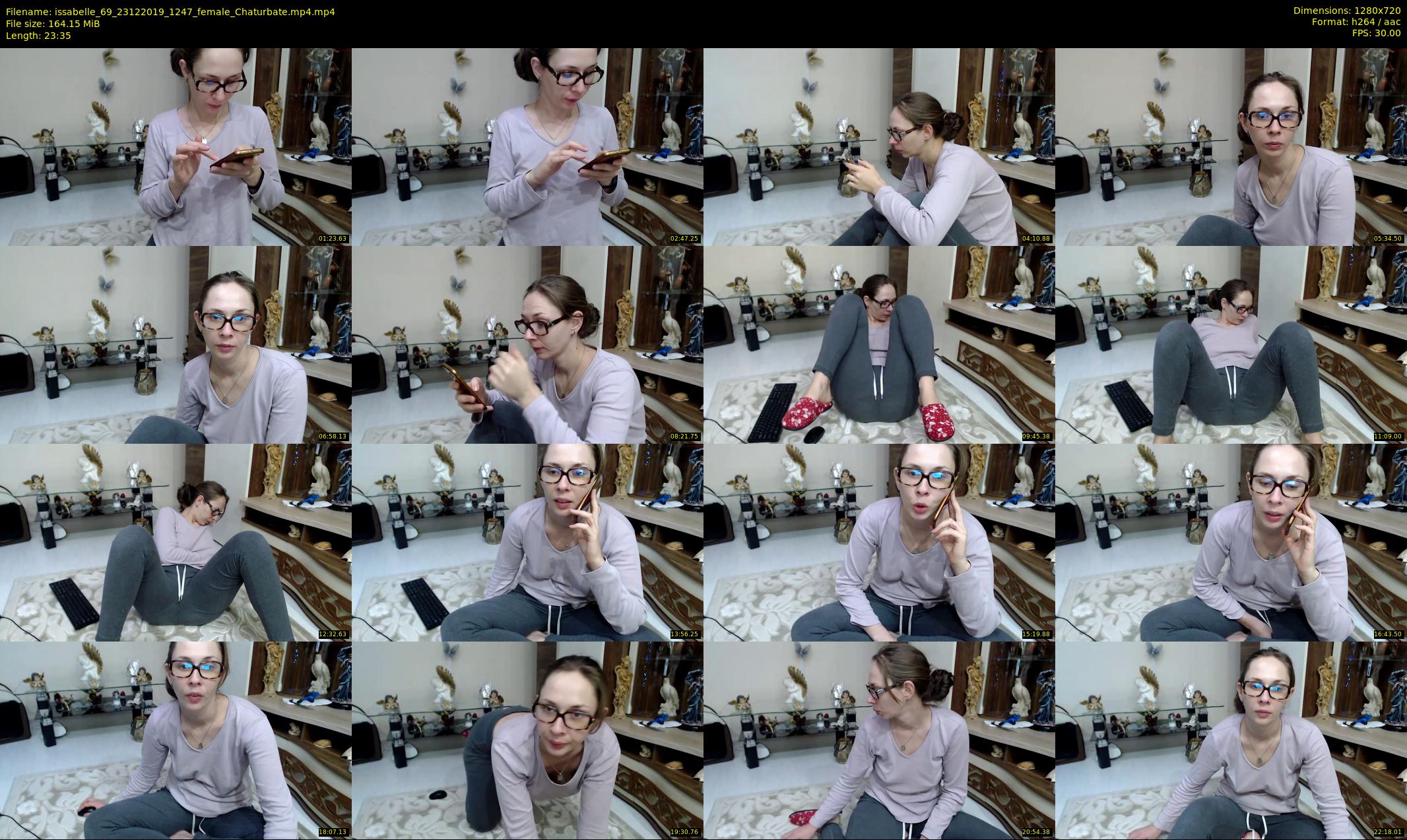 issabelle_69 — 24 minute Chaturbate couple cam show recording, 720p, Dec 23, 2019