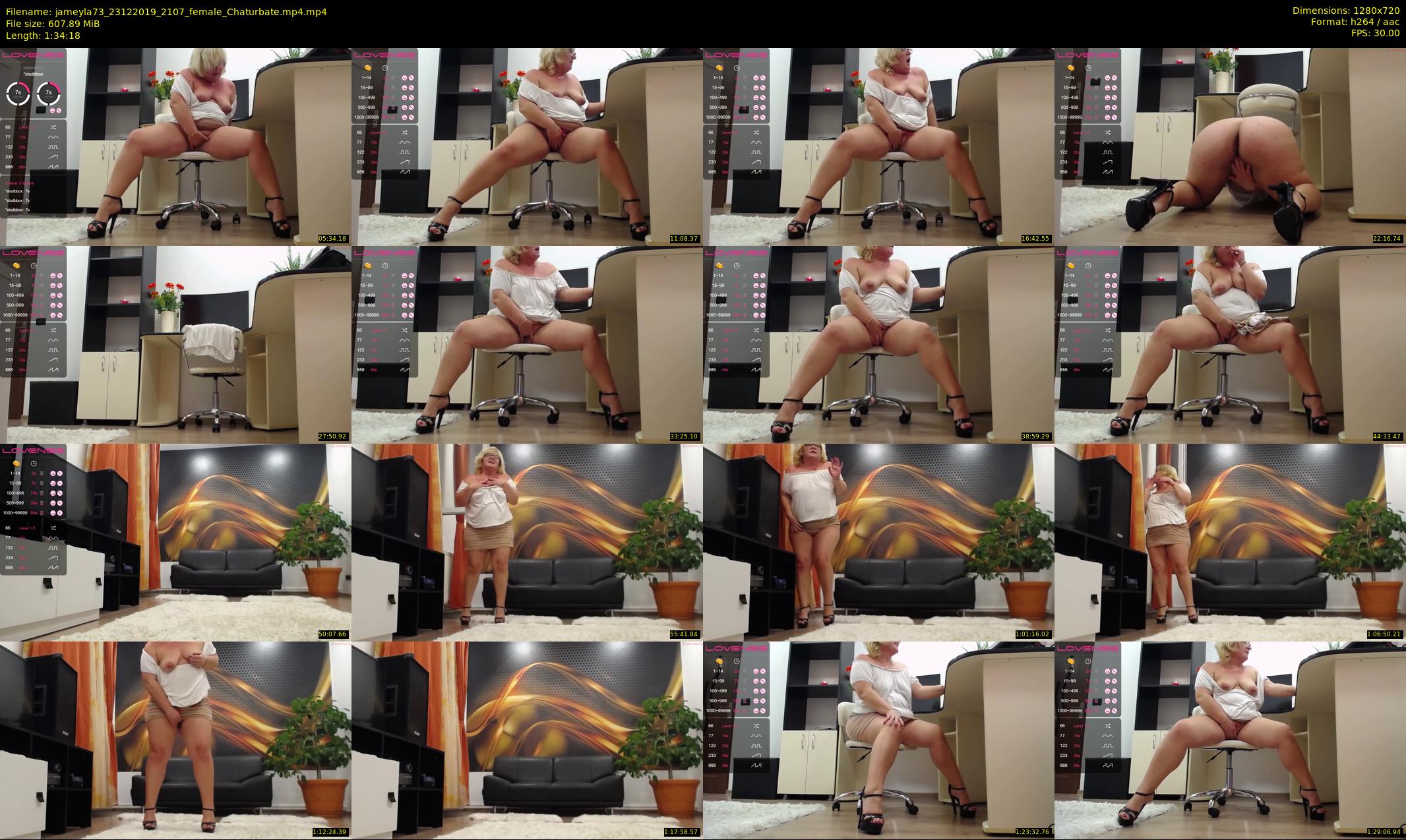 jameyla73 — 95 minute Chaturbate female cam show recording, 720p, Dec 23, 2019