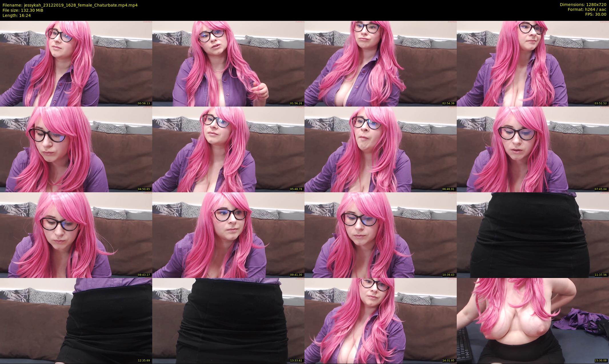 jessykah — 17 minute Chaturbate female cam show recording, 720p, Dec 23, 2019
