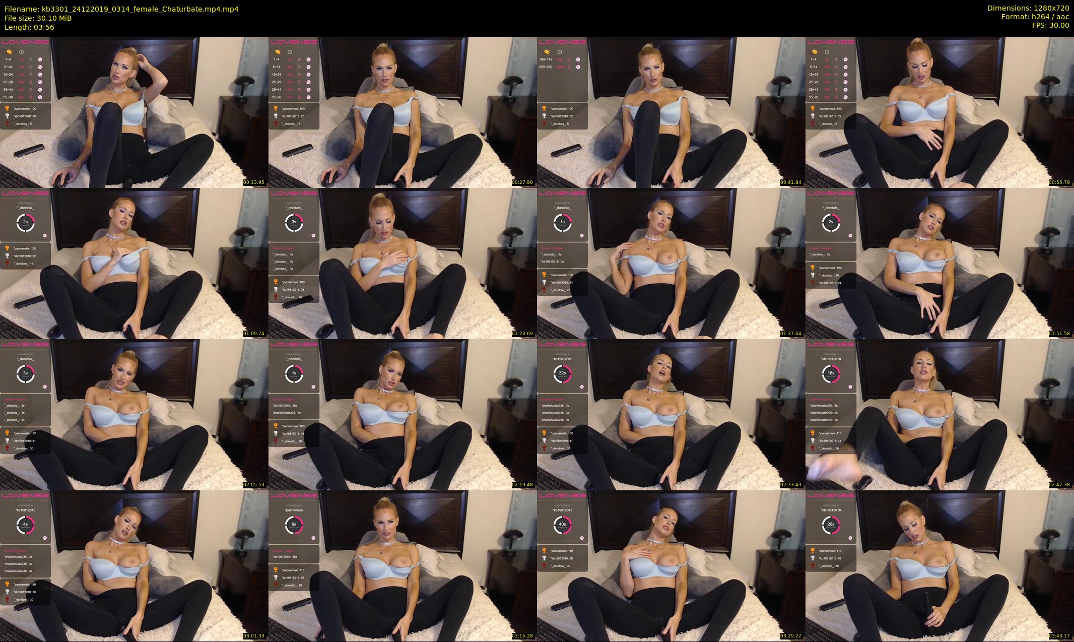 kb3301 — 4 minute Chaturbate couple cam show recording, 720p, Dec 24, 2019