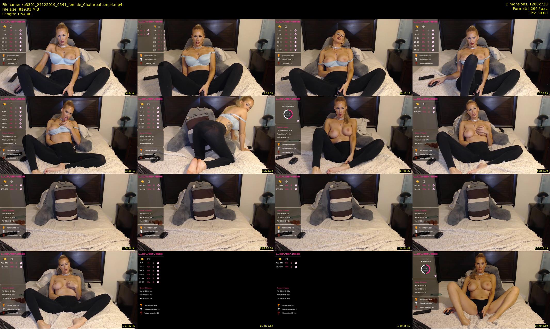 kb3301 — 114 minute Chaturbate couple cam show recording, 720p, Dec 24, 2019