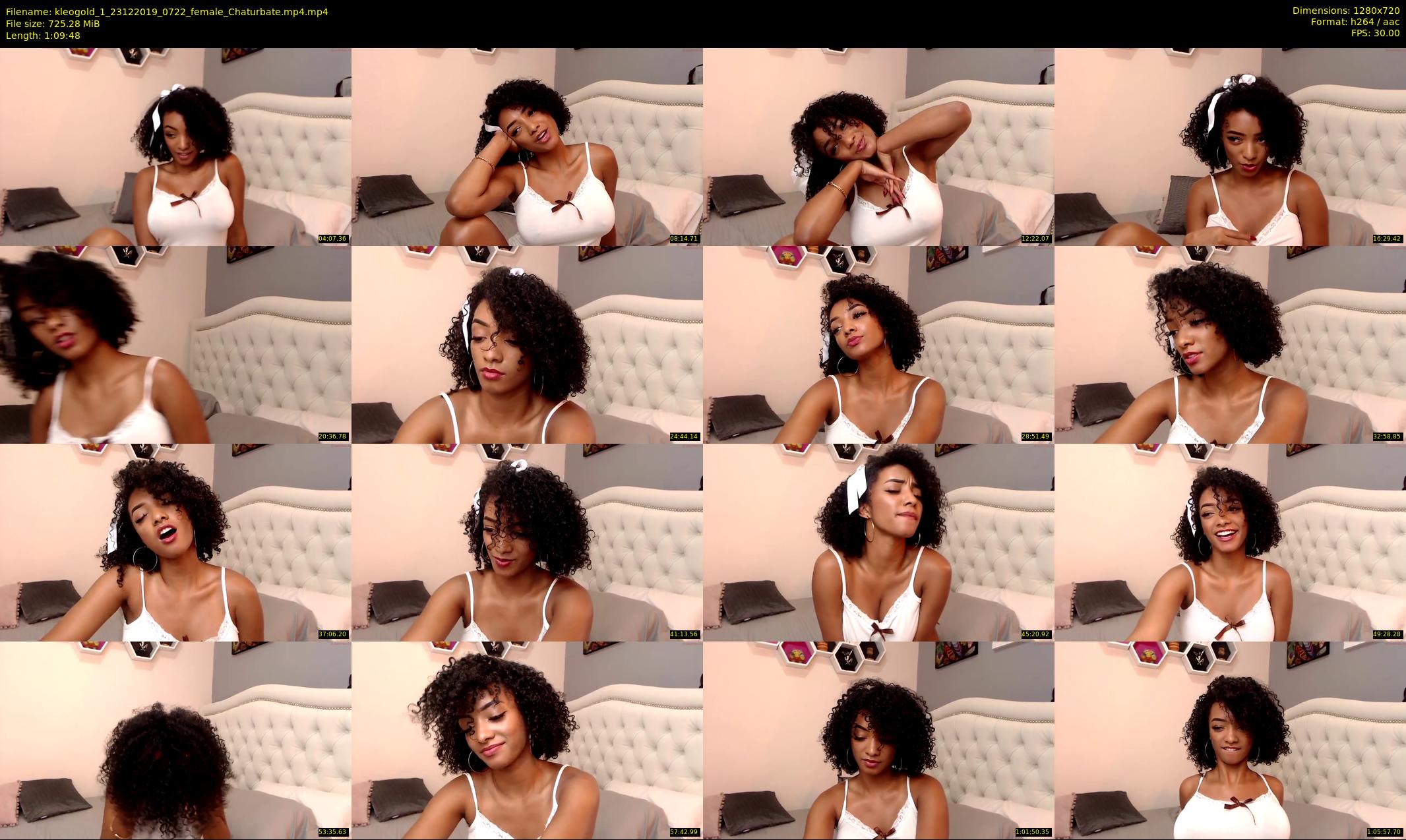 kleogold_1 — 70 minute Chaturbate female cam show recording, 720p, Dec 23, 2019