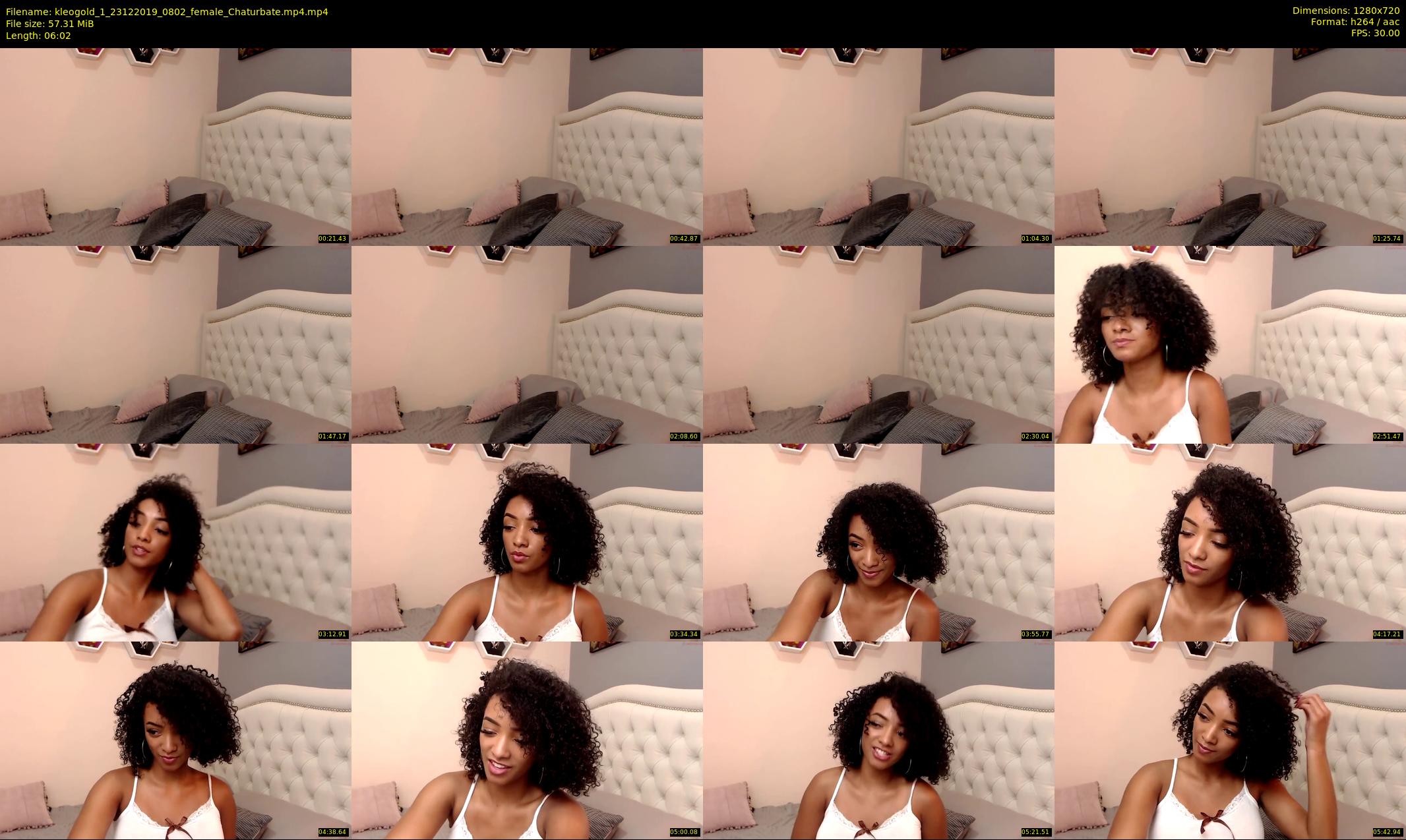 kleogold_1 — 7 minute Chaturbate female cam show recording, 720p, Dec 23, 2019