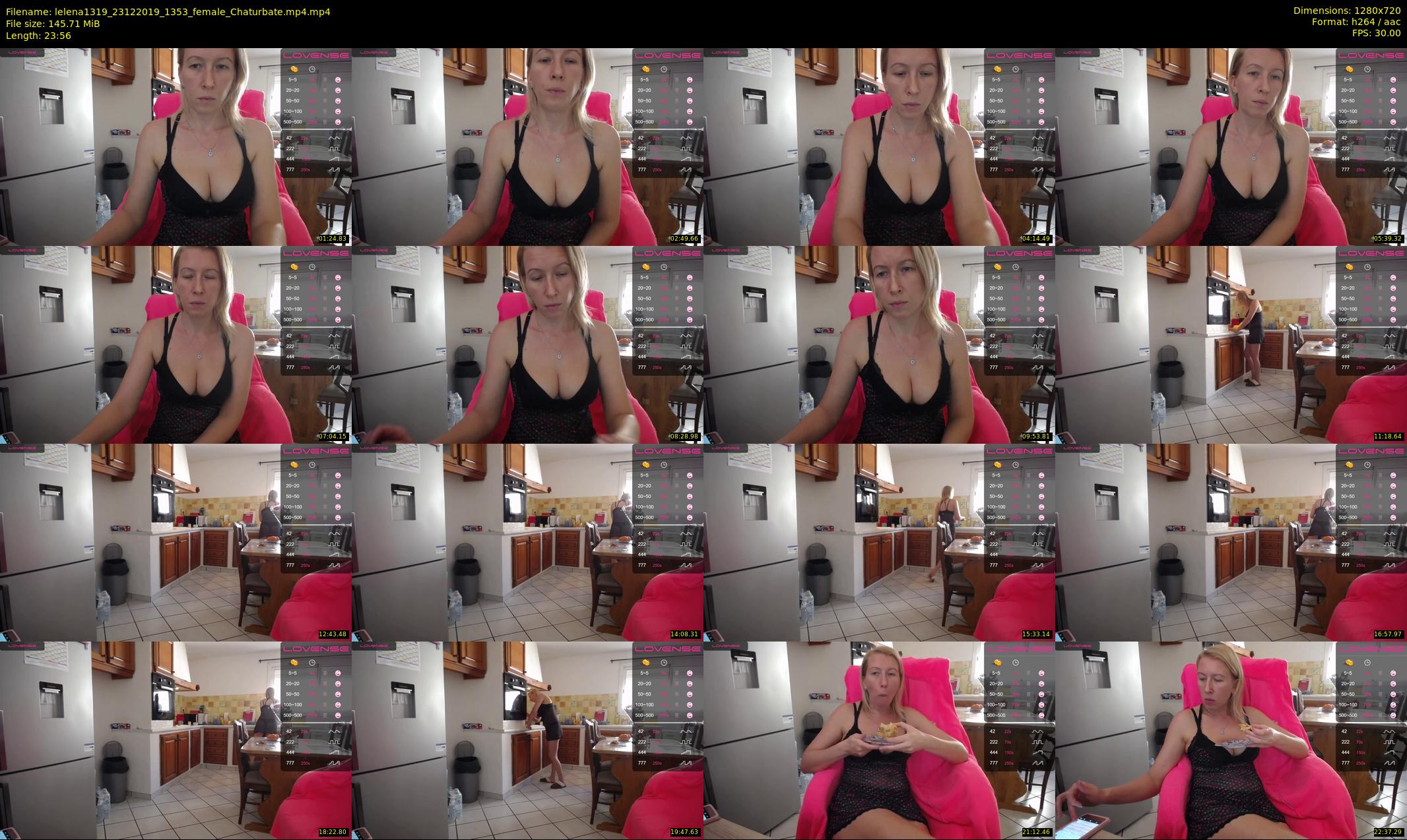 lelena1319 — 24 minute Chaturbate female cam show recording, 720p, Dec 23, 2019