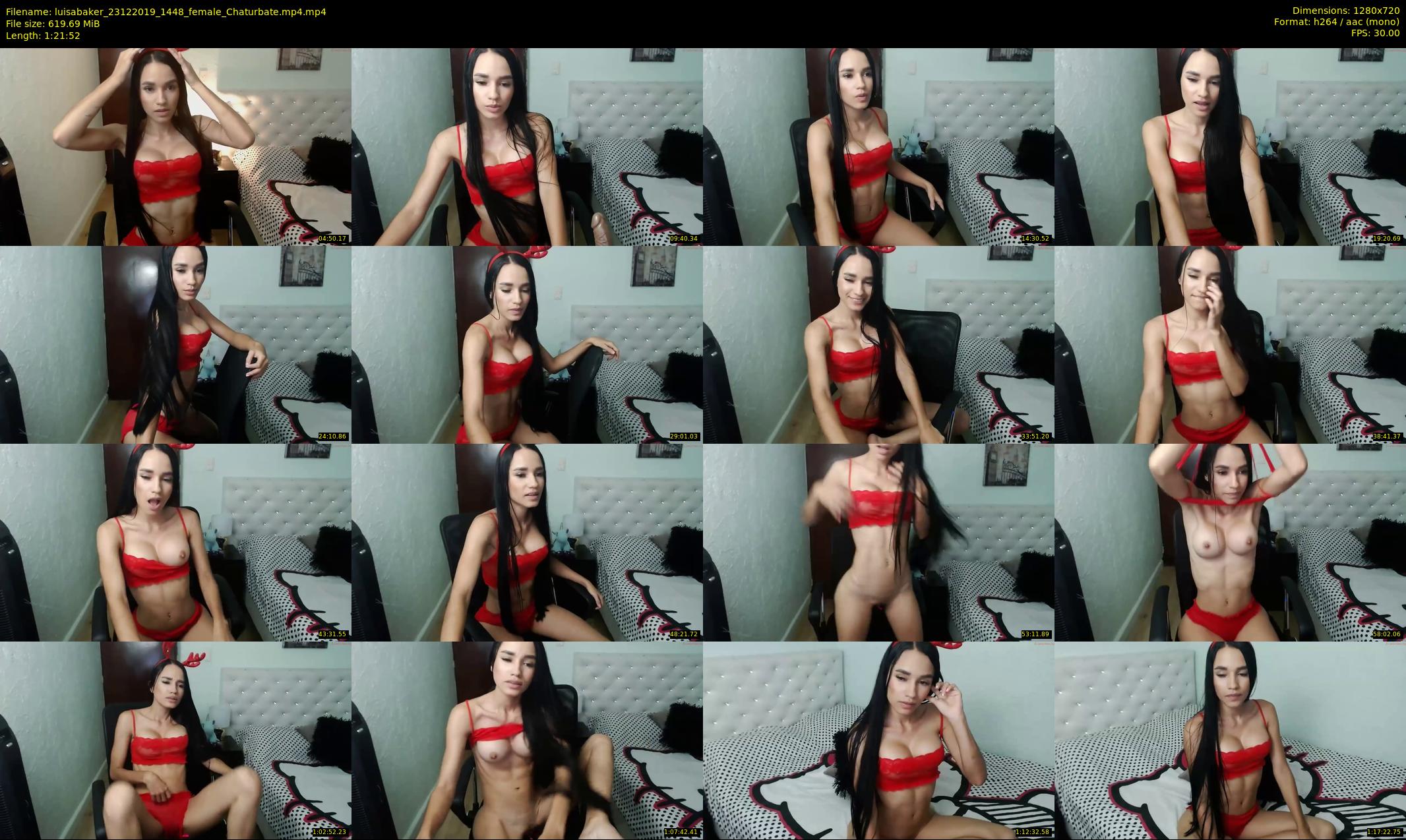 luisabaker — 82 minute Chaturbate female cam show recording, 720p, Dec 23, 2019