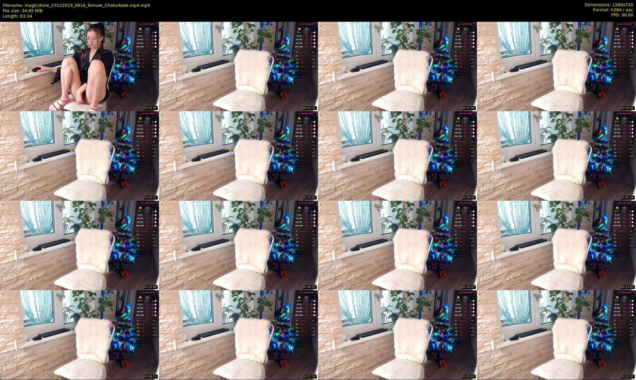 magicshine — 4 minute Chaturbate female cam show recording, 720p, Dec 23, 2019