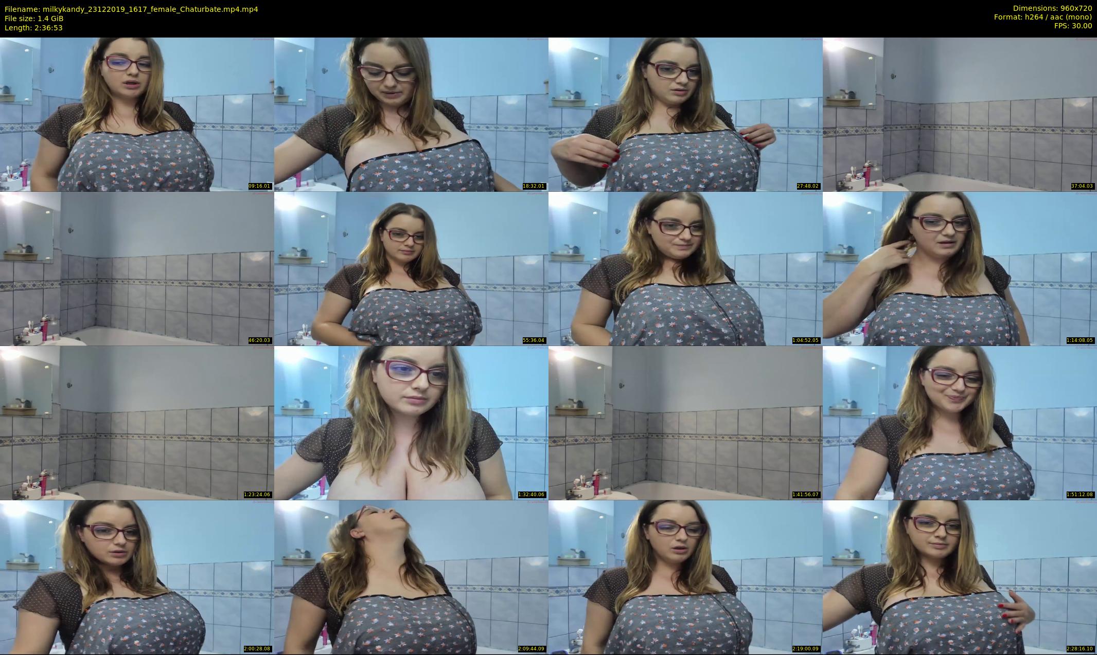 milkykandy — 157 minute Chaturbate female cam show recording, 720p, Dec 23, 2019