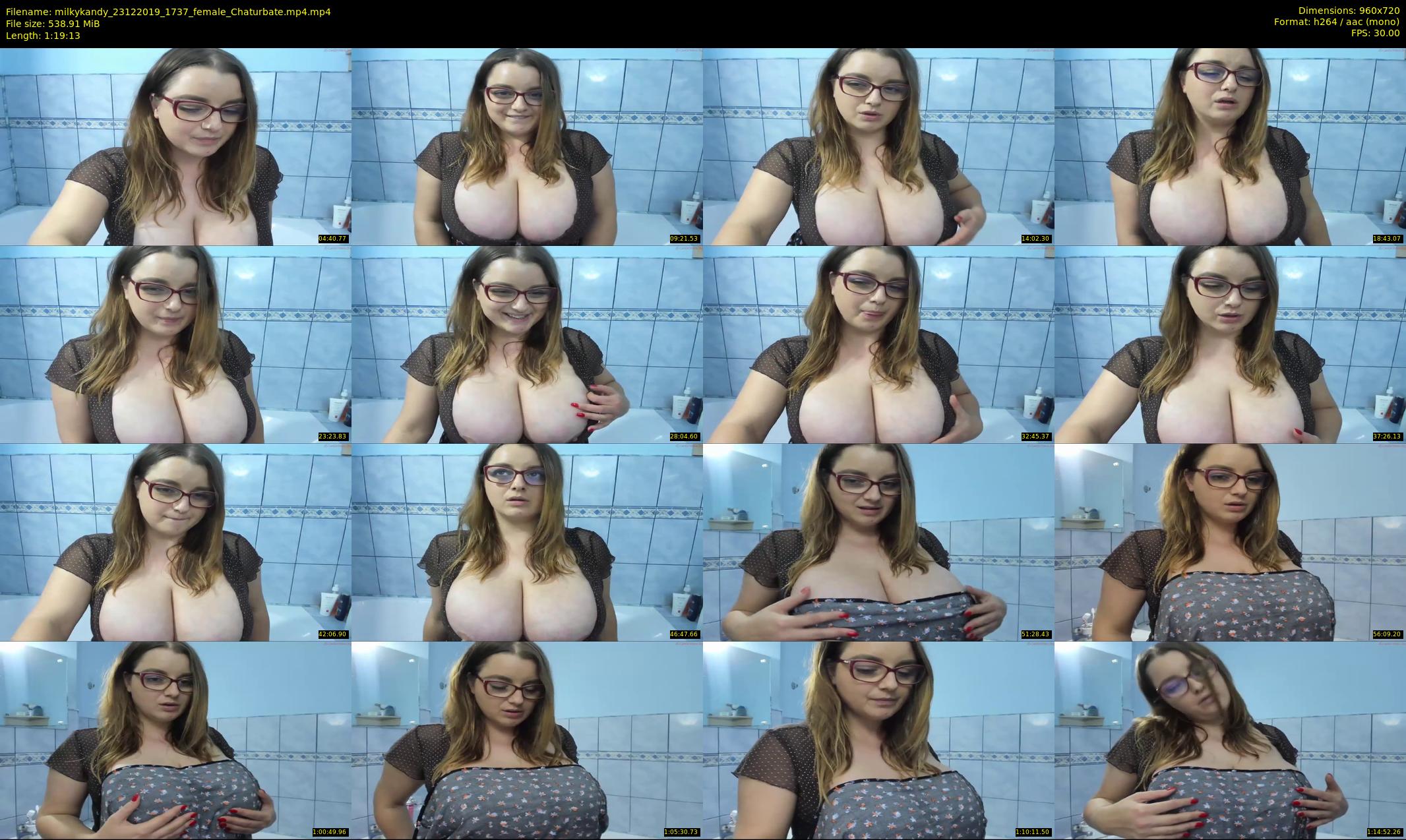 milkykandy — 80 minute Chaturbate female cam show recording, 720p, Dec 23, 2019
