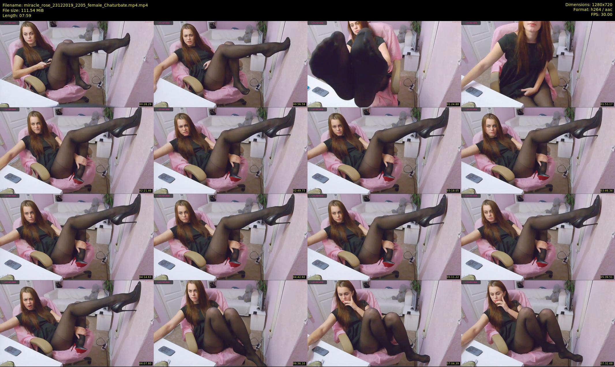 miracle_rose — 8 minute Chaturbate female cam show recording, 720p, Dec 23, 2019