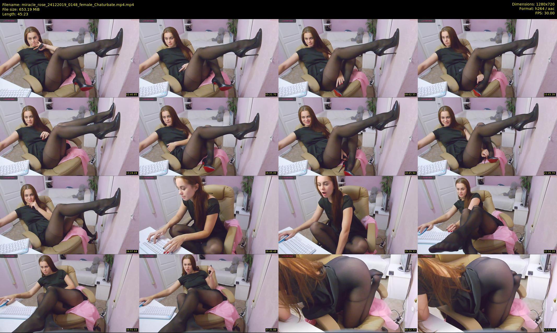 miracle_rose — 46 minute Chaturbate female cam show recording, 720p, Dec 24, 2019