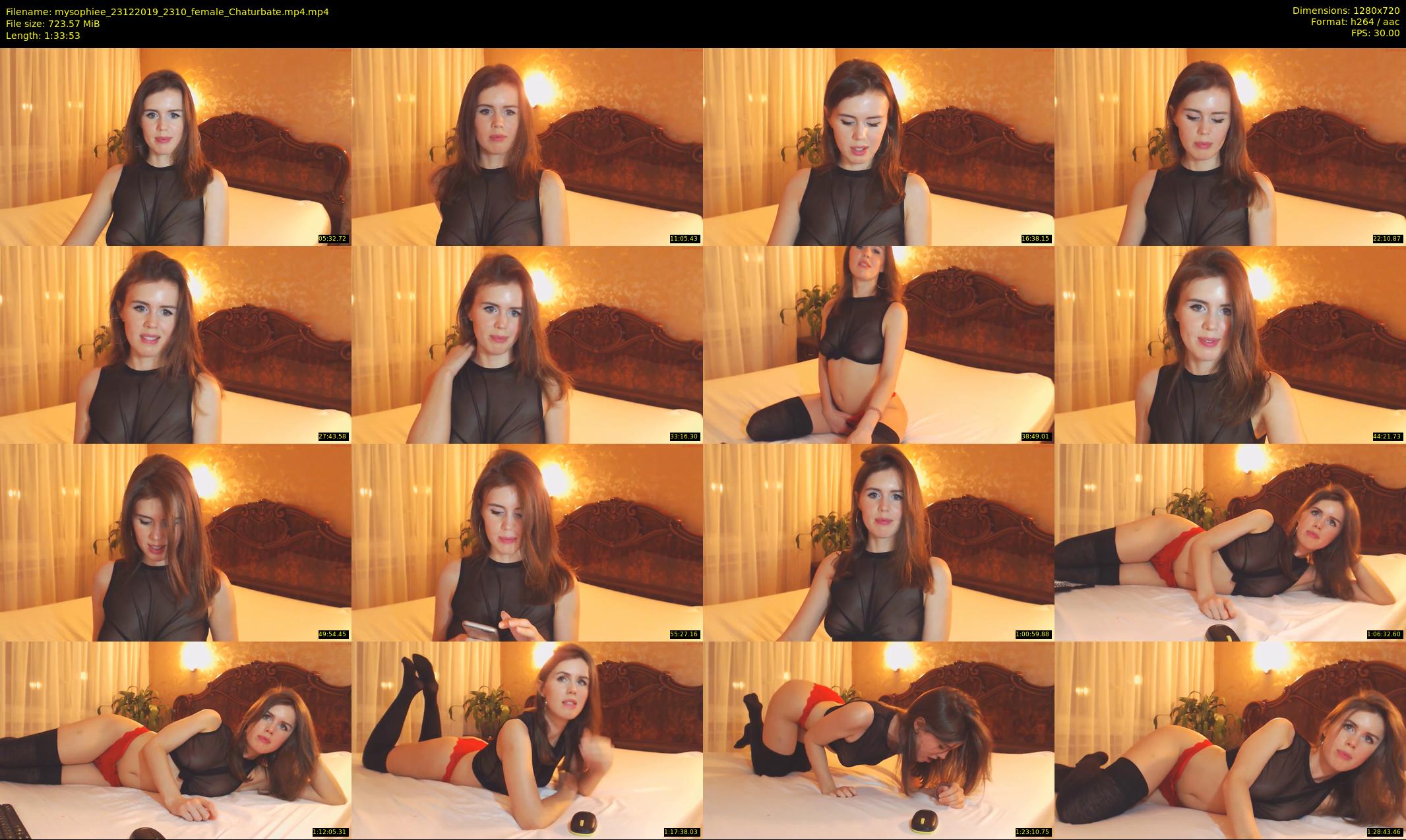 mysophiee — 94 minute Chaturbate female cam show recording, 720p, Dec 23, 2019