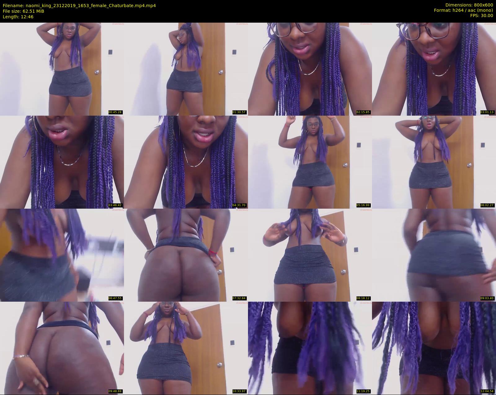 naomi_king — 13 minute Chaturbate female cam show recording, 480p, Dec 23, 2019