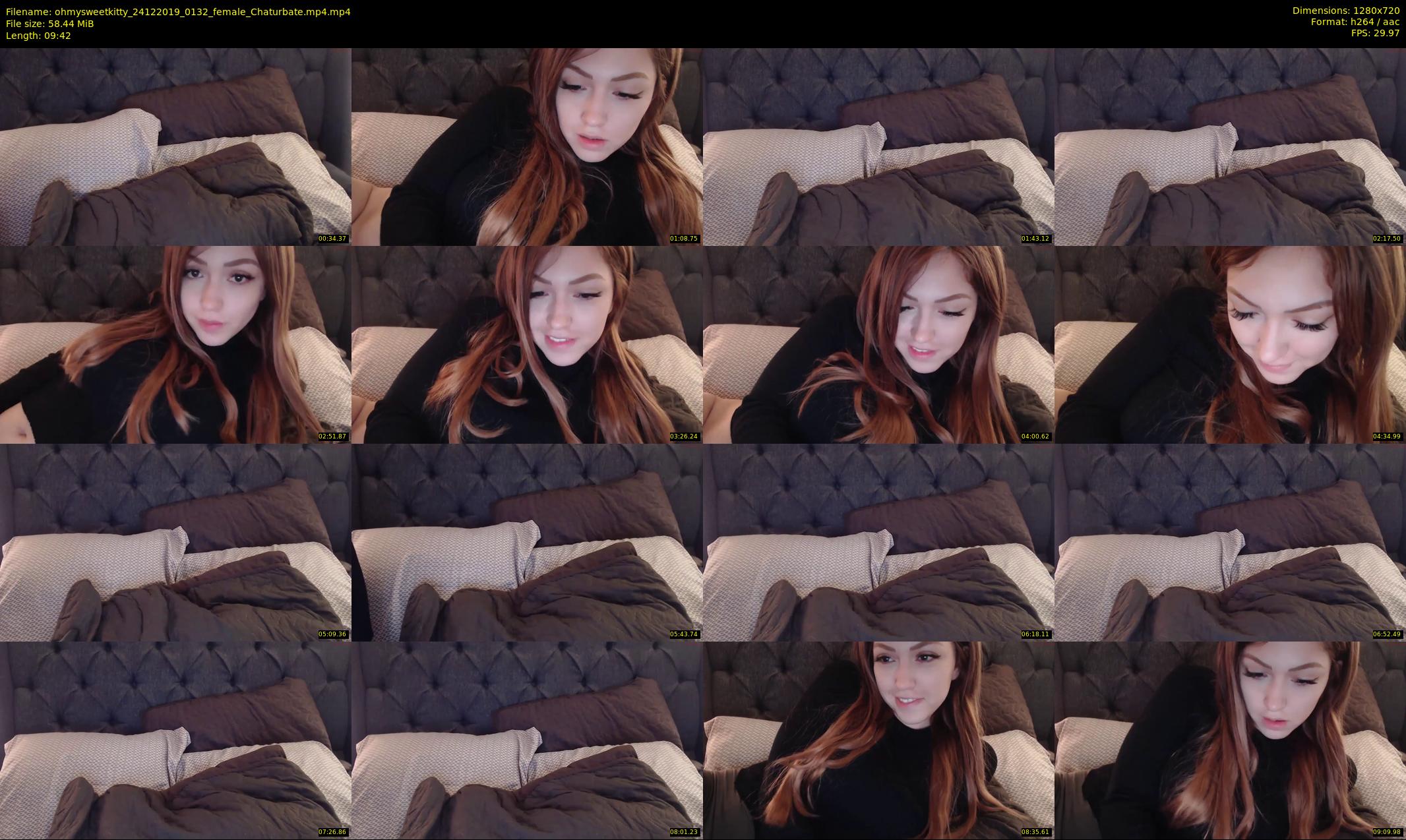 ohmysweetkitty — 10 minute Chaturbate female cam show recording, 720p, Dec 24, 2019