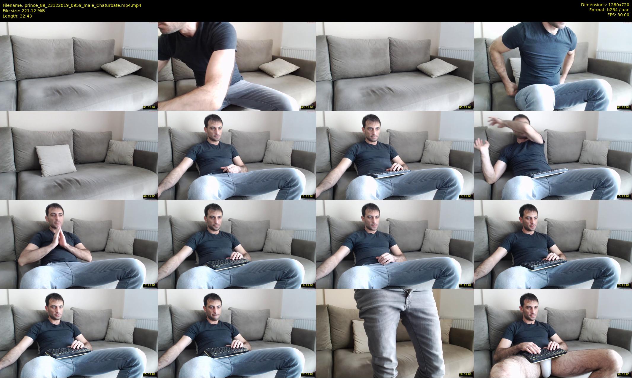 prince_89 — 33 minute Chaturbate male cam show recording, 720p, Dec 23, 2019