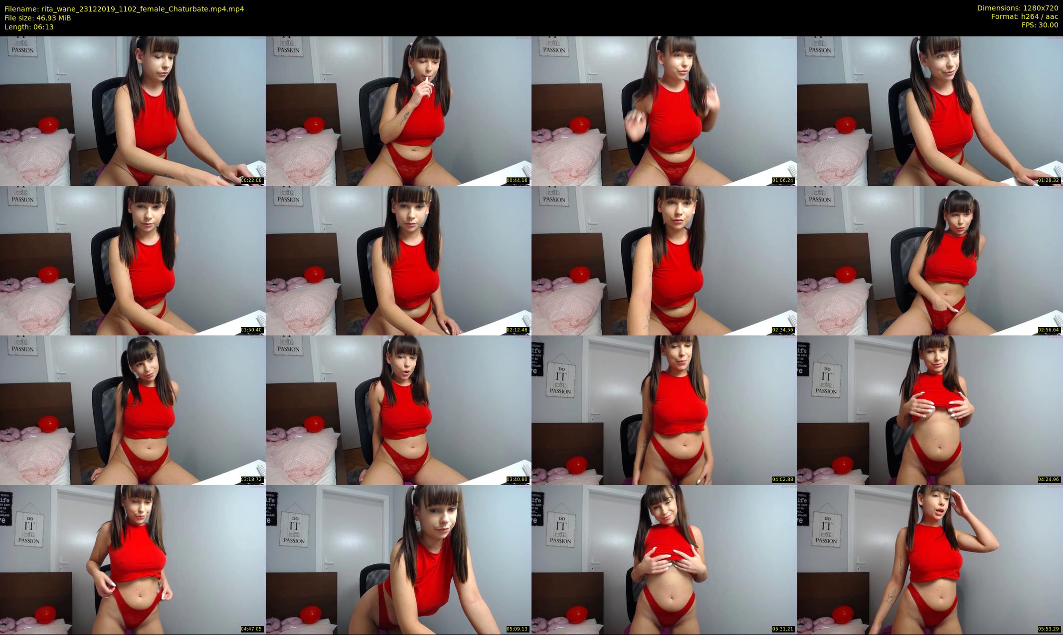 rita_wane — 7 minute Chaturbate female cam show recording, 720p, Dec 23, 2019