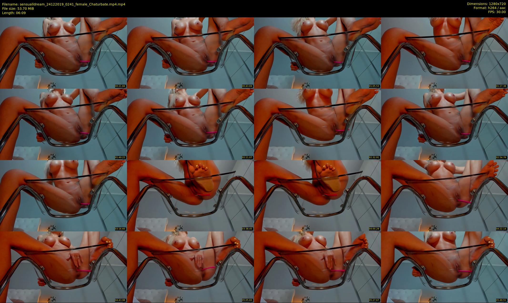 sensualldream — 7 minute Chaturbate female cam show recording, 720p, Dec 24, 2019