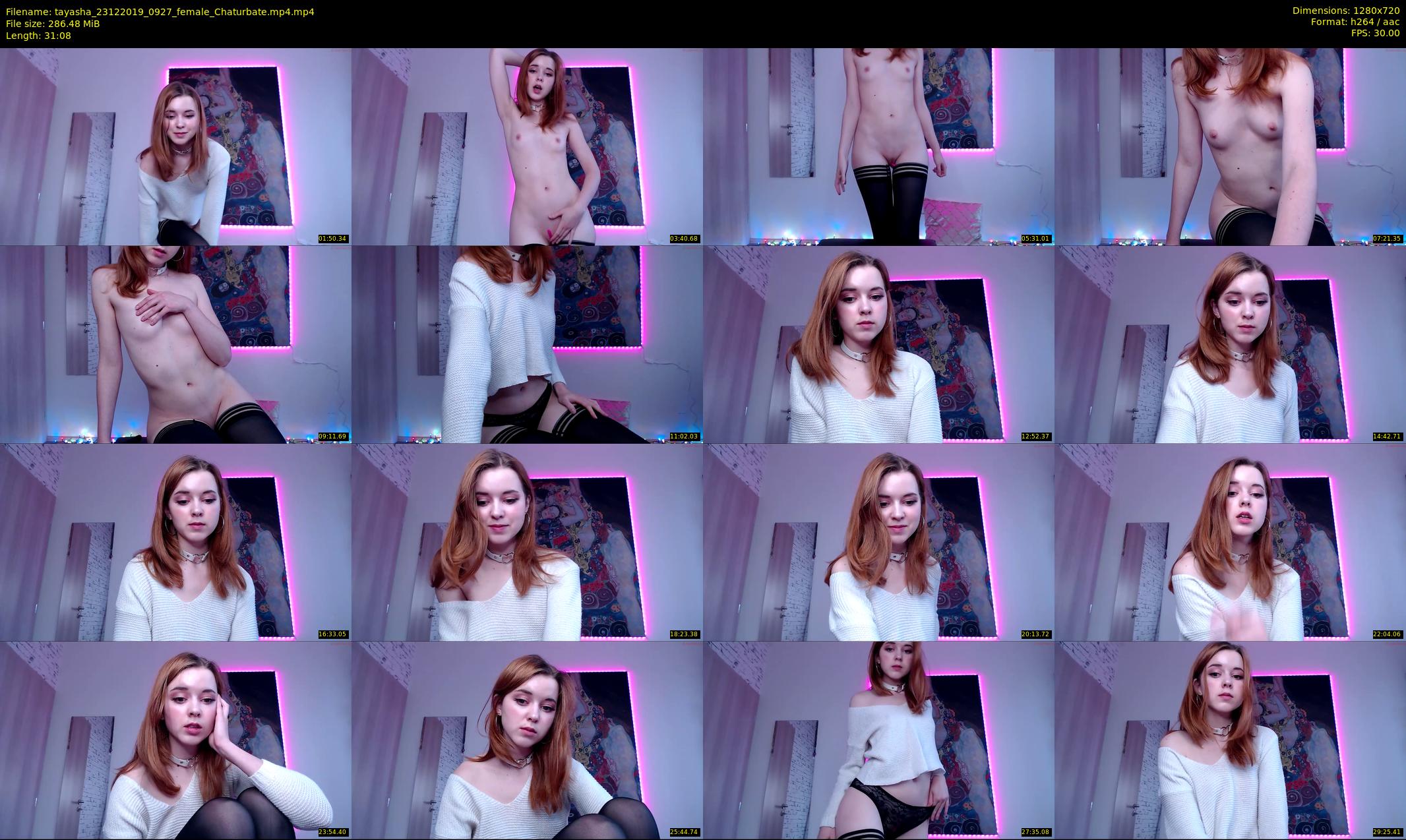 tayasha — 32 minute Chaturbate female cam show recording, 720p, Dec 23, 2019