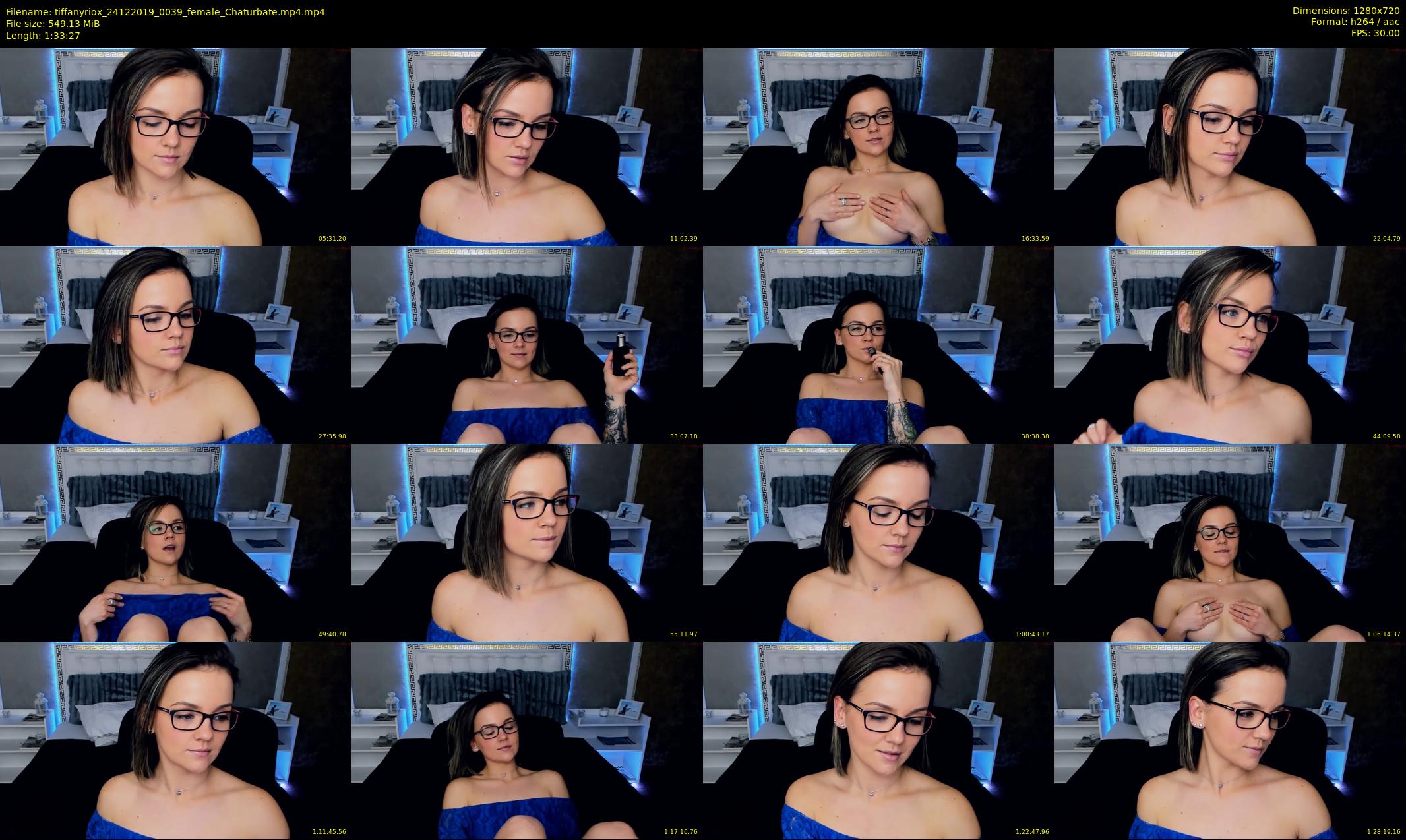 tiffanyriox — 94 minute Chaturbate female cam show recording, 720p, Dec 24, 2019