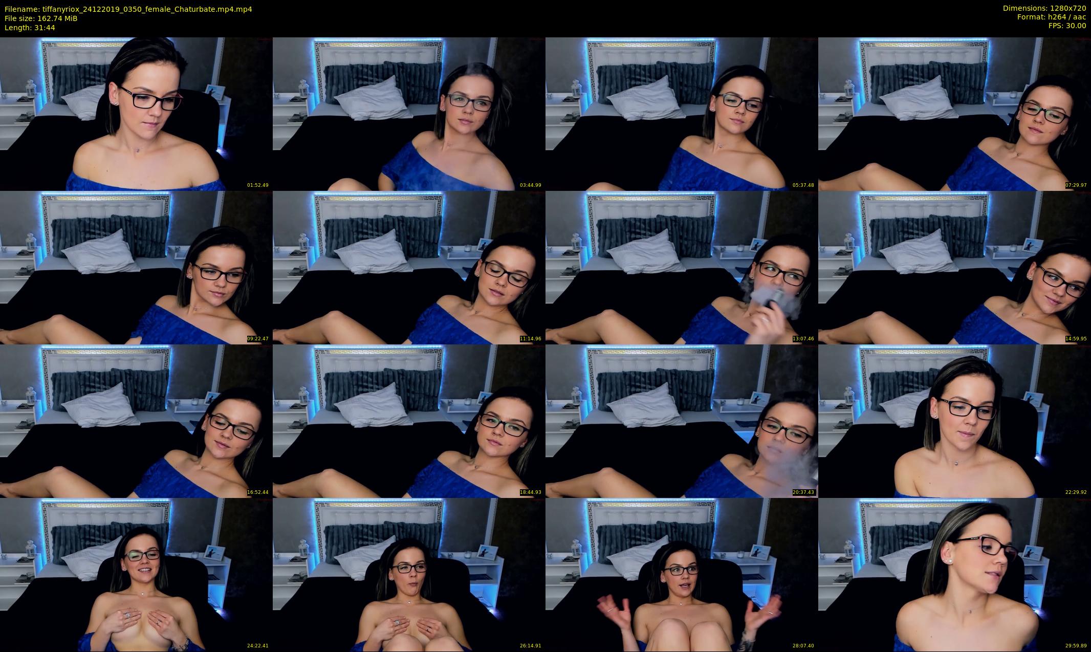 tiffanyriox — 32 minute Chaturbate female cam show recording, 720p, Dec 24, 2019