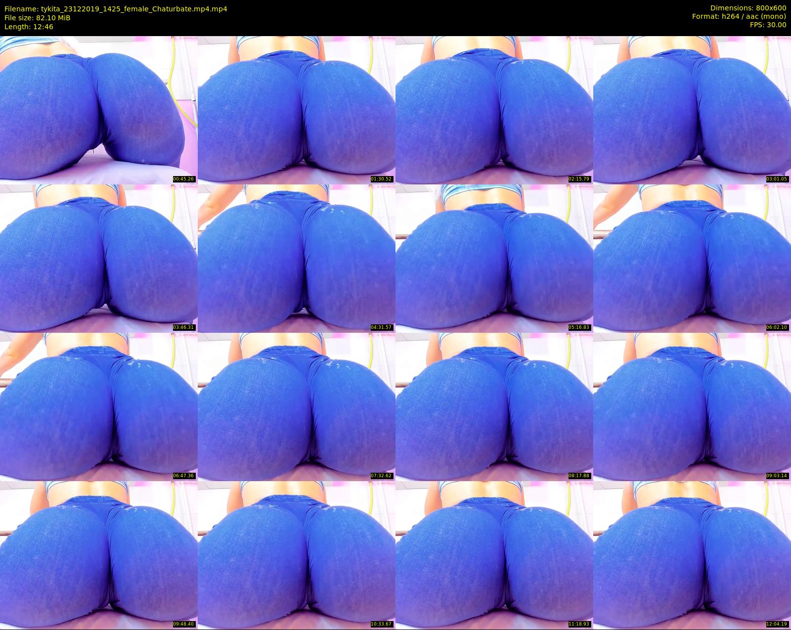 tykita — 13 minute Chaturbate female cam show recording, 480p, Dec 23, 2019