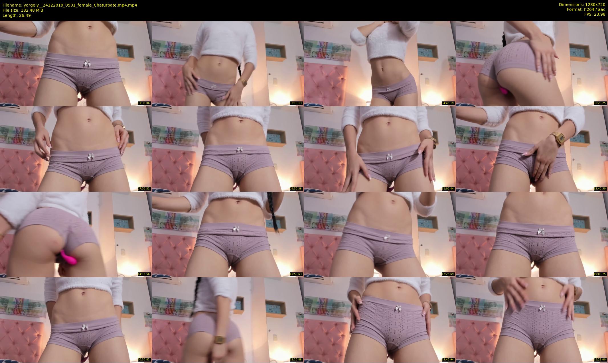 yorgely_ — 27 minute Chaturbate female cam show recording, 720p, Dec 24, 2019