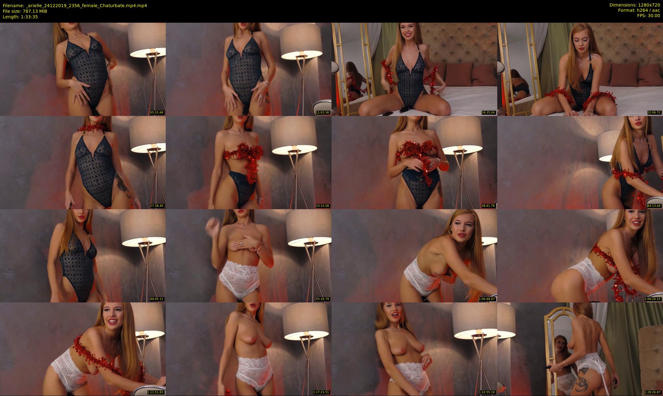 _arielle — 94 minute Chaturbate female cam show recording, 720p, Dec 24, 2019