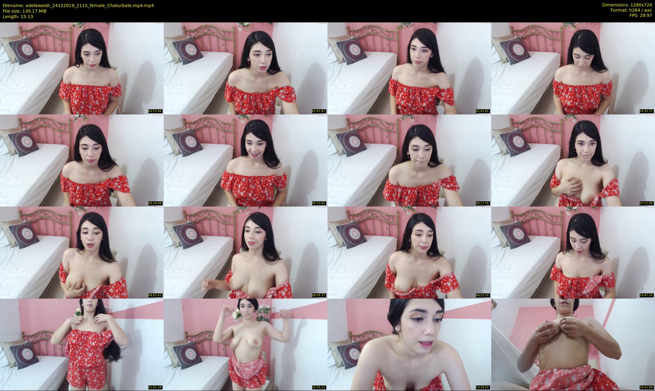 adelewalsh — 16 minute Chaturbate female cam show recording, 720p, Dec 24, 2019