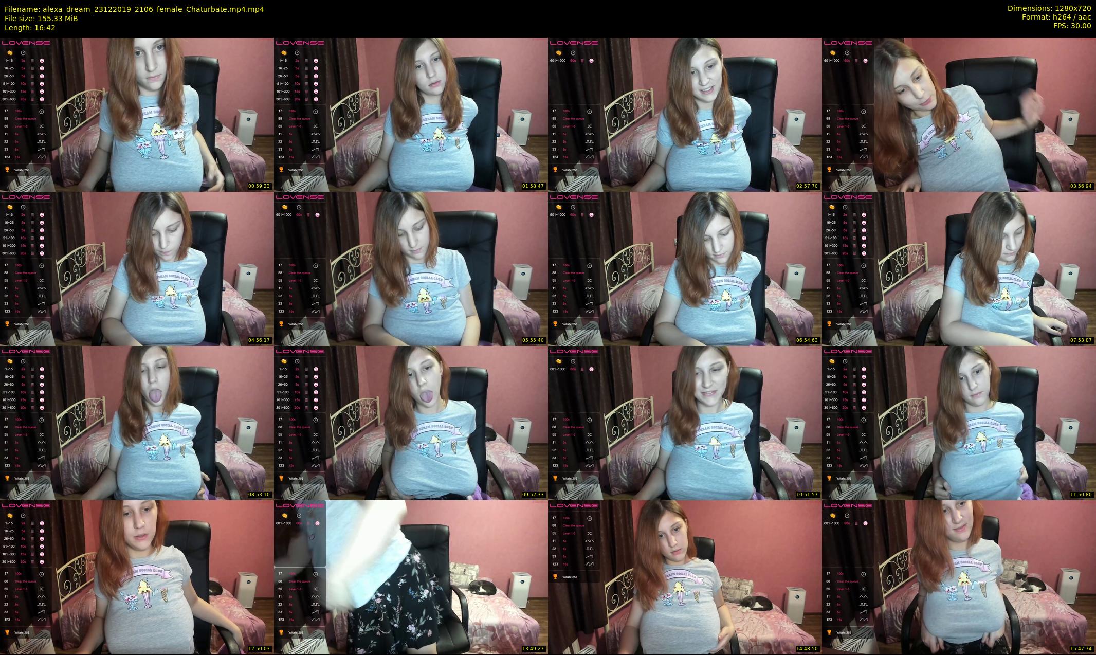 alexa_dream — 17 minute Chaturbate female cam show recording, 720p, Dec 23, 2019