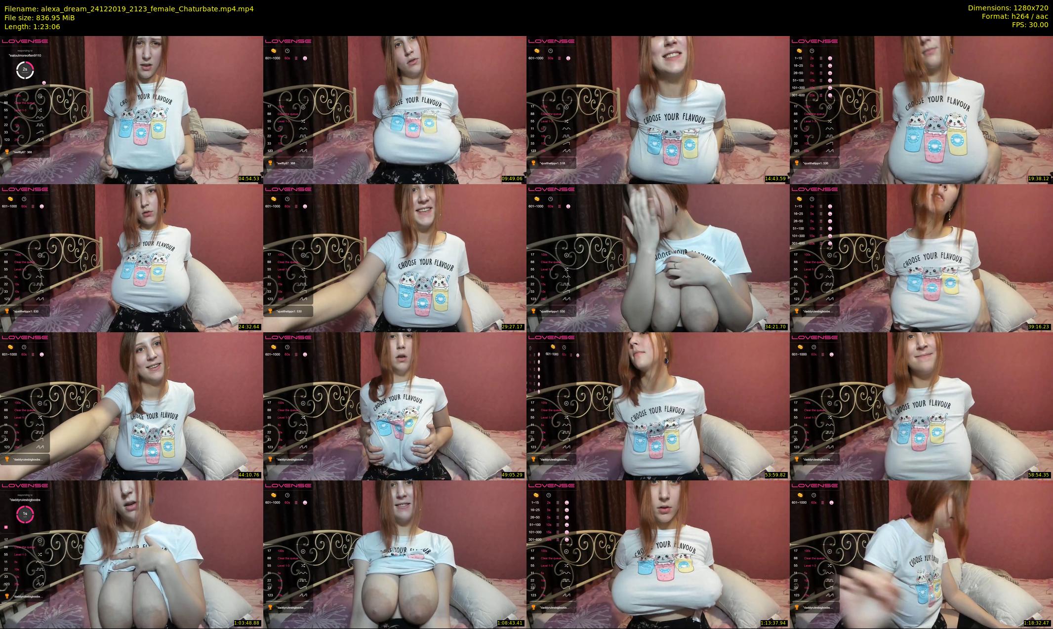 alexa_dream — 84 minute Chaturbate female cam show recording, 720p, Dec 24, 2019