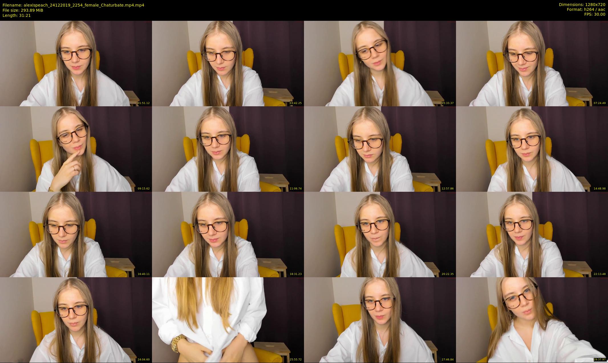 alexispeach — 32 minute Chaturbate female cam show recording, 720p, Dec 24, 2019