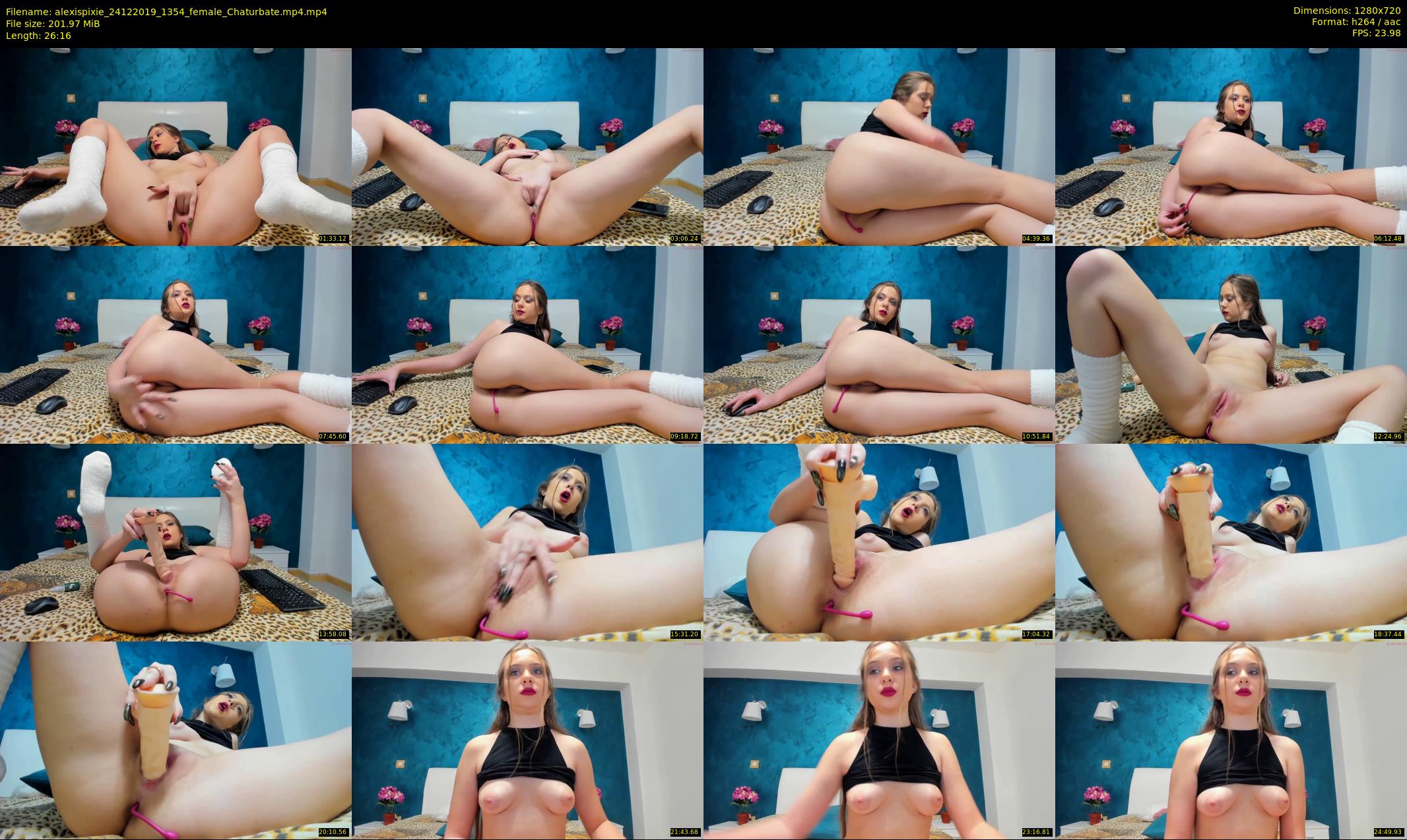 alexispixie — 27 minute Chaturbate female cam show recording, 720p, Dec 24, 2019