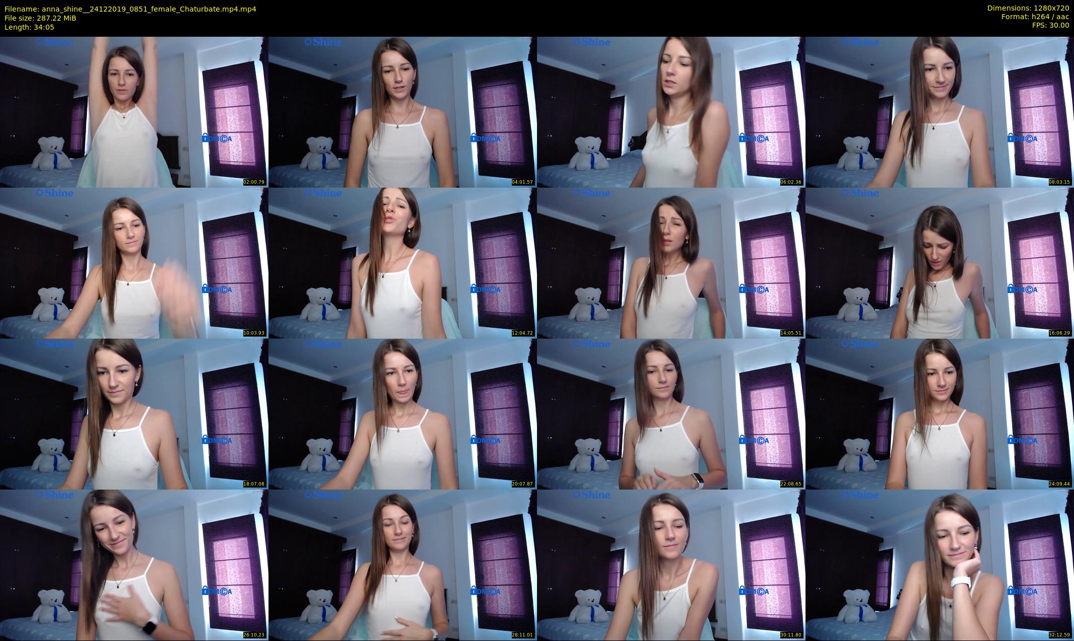 anna_shine_ — 35 minute Chaturbate female cam show recording, 720p, Dec 24, 2019