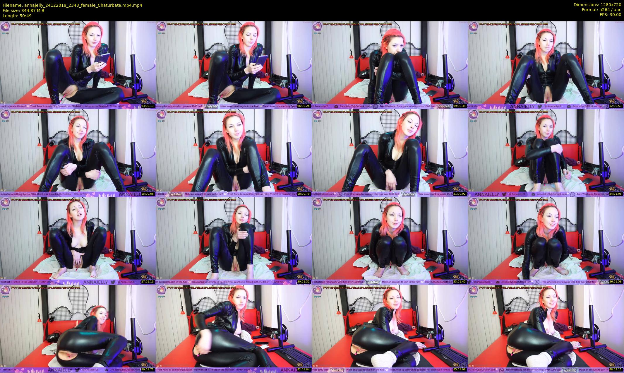 annajelly — 51 minute Chaturbate couple cam show recording, 720p, Dec 24, 2019