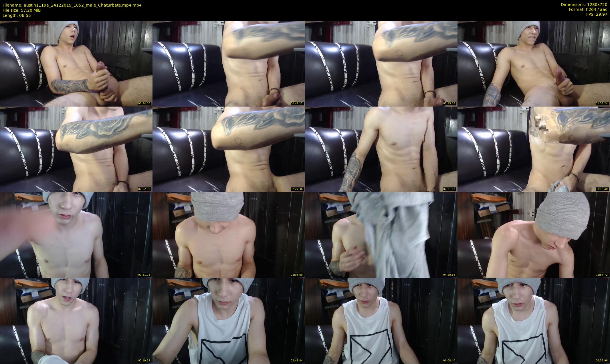 austin1119a — 7 minute Chaturbate male cam show recording, 720p, Dec 24, 2019